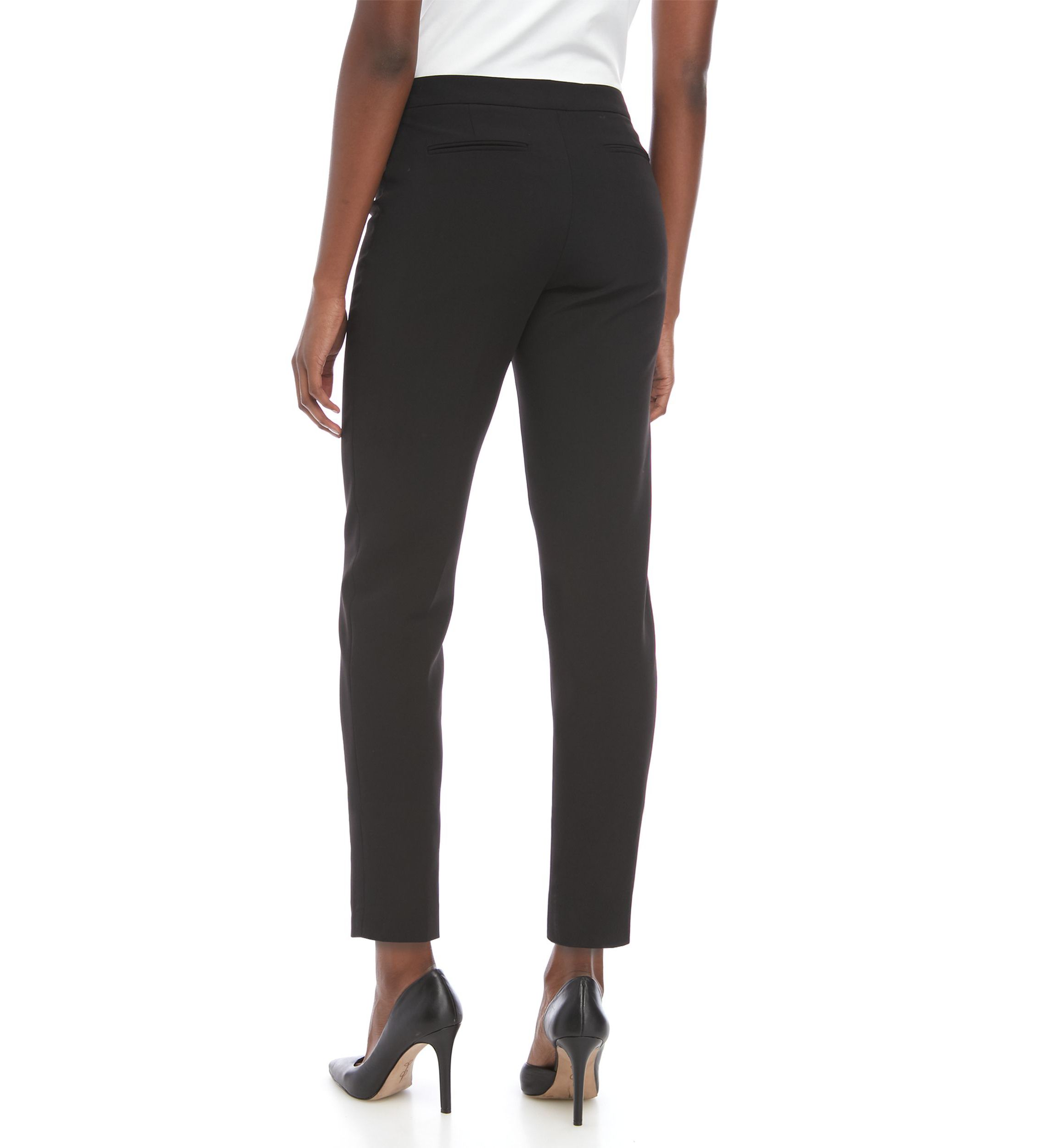 Petite Extended Tab Ankle Bowie Pants