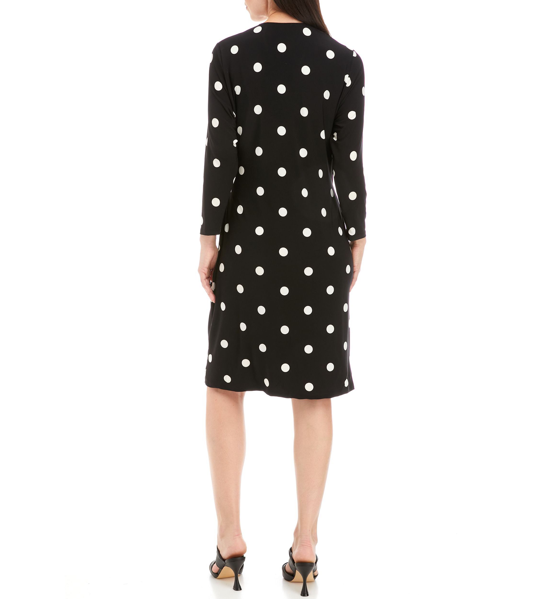 Petite Printed Classic Wrap Dress