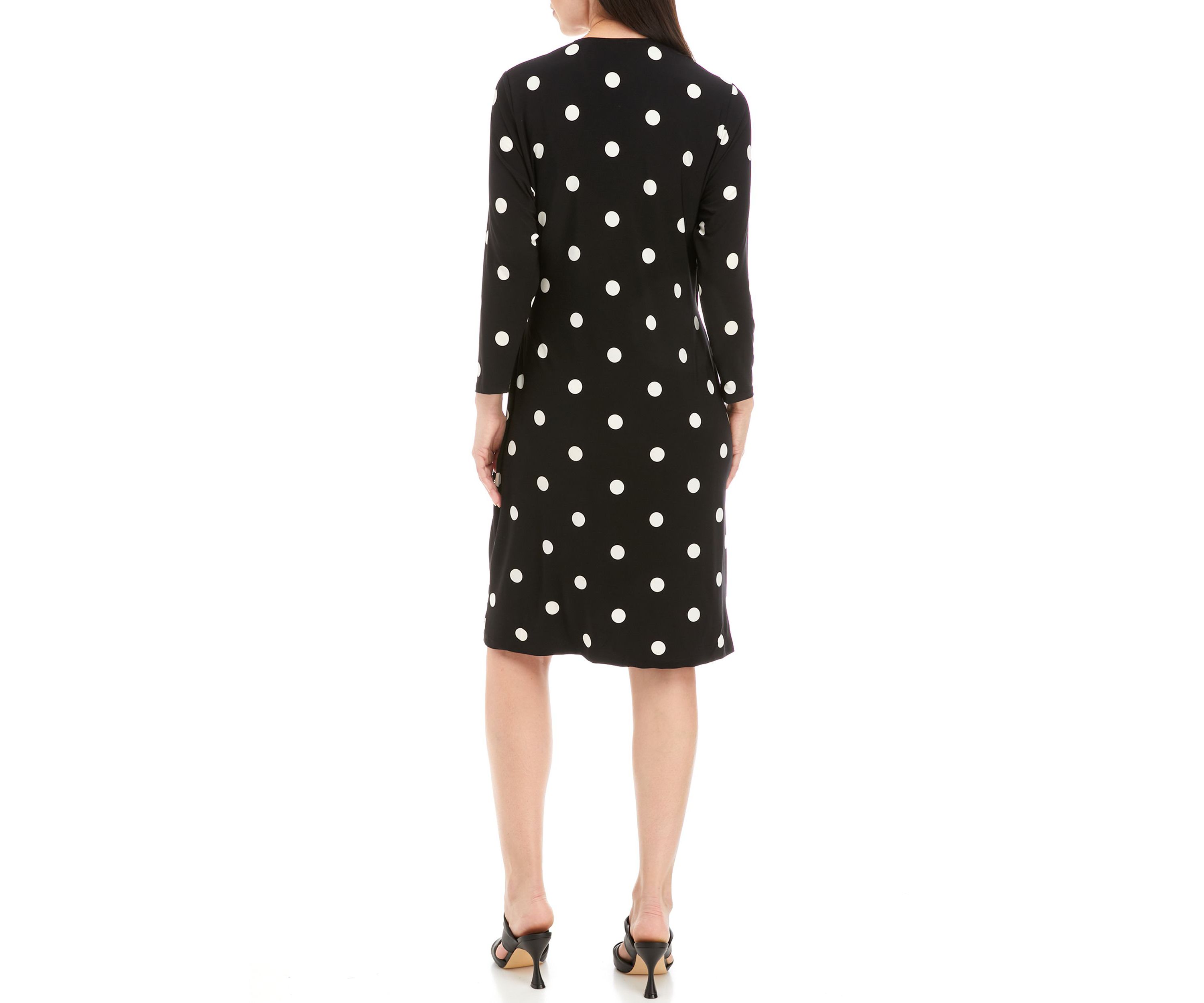 Petite Printed Classic Wrap Dress