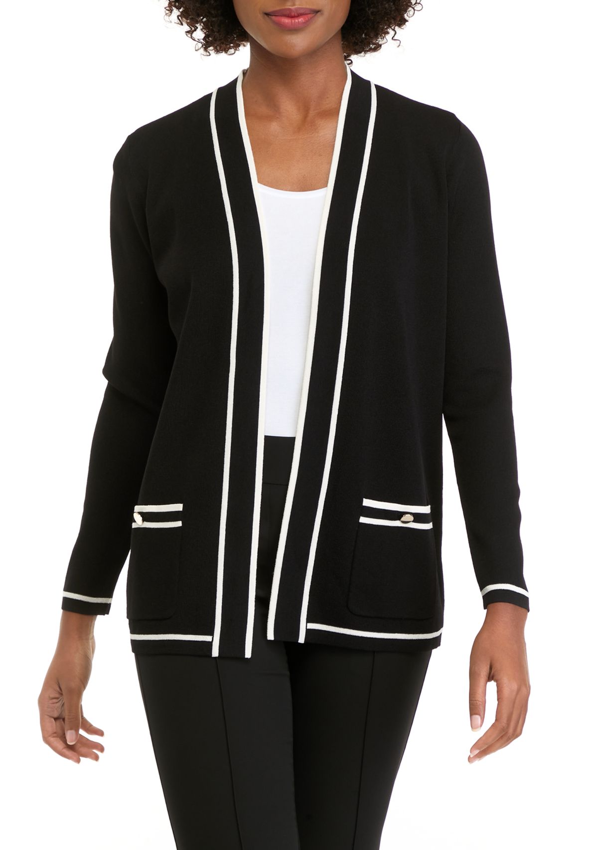 Womens Malibu Cardigan with Tipping