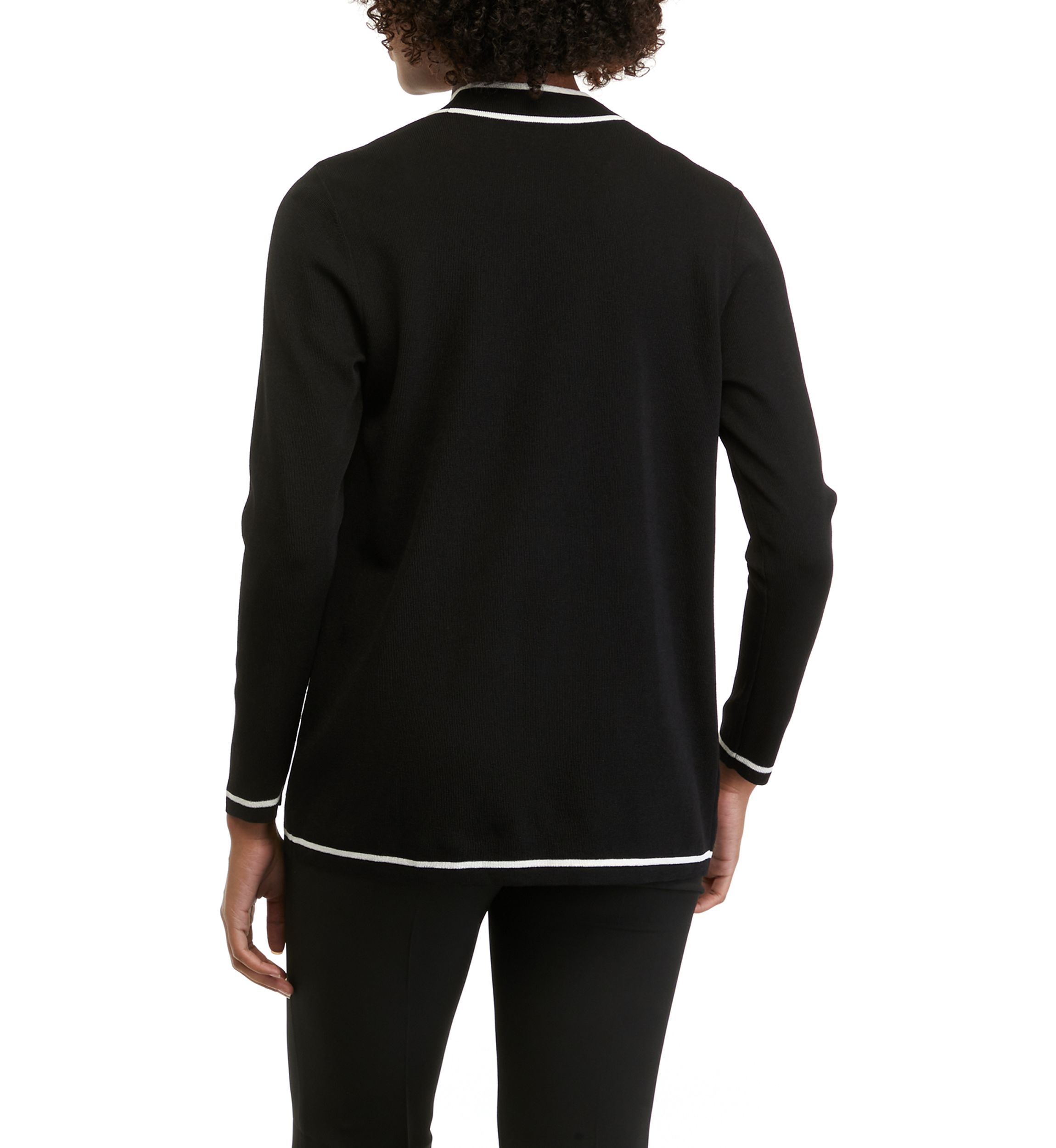 Womens Malibu Cardigan with Tipping