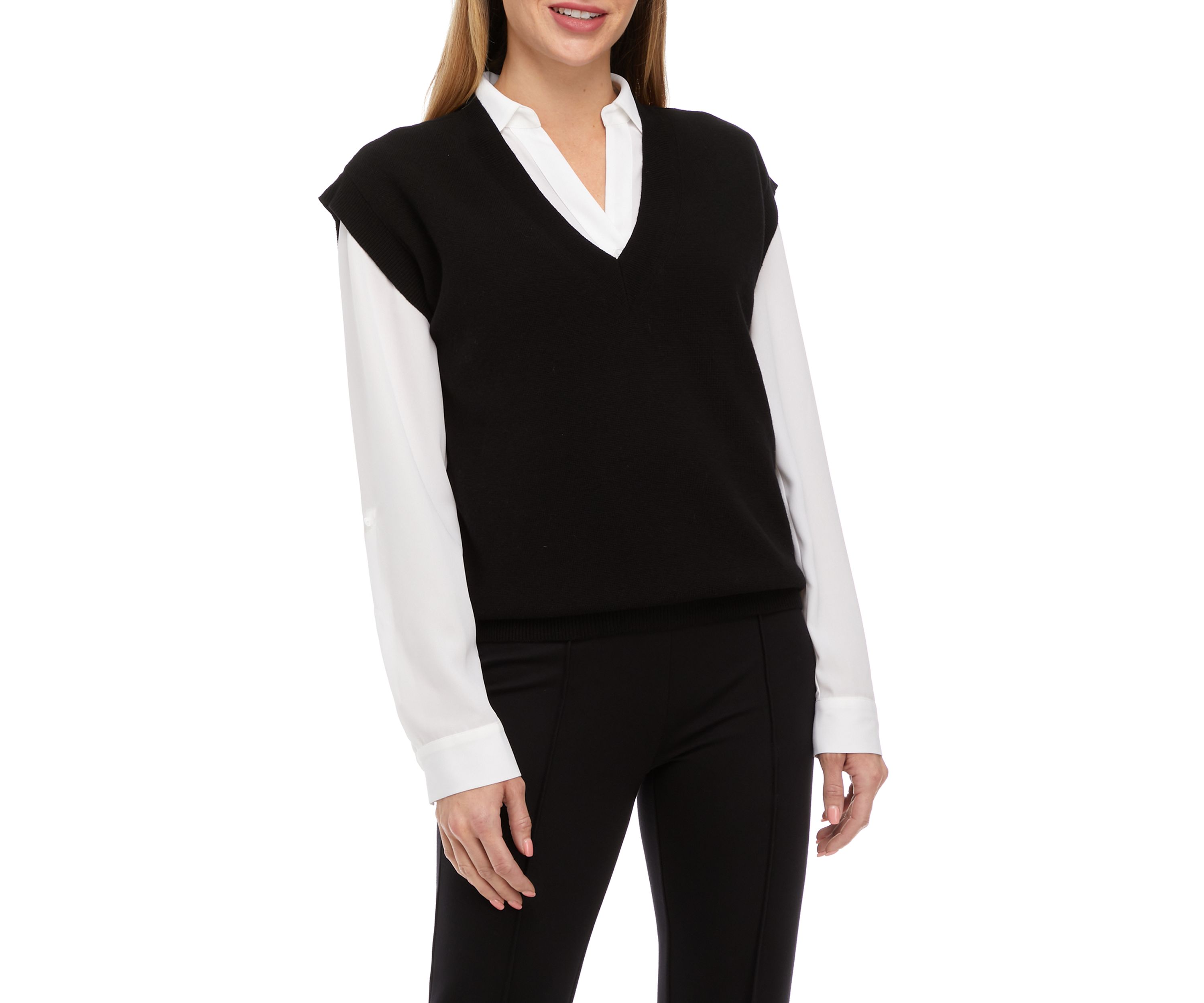 Womens Milano Stitch Sweater Vest