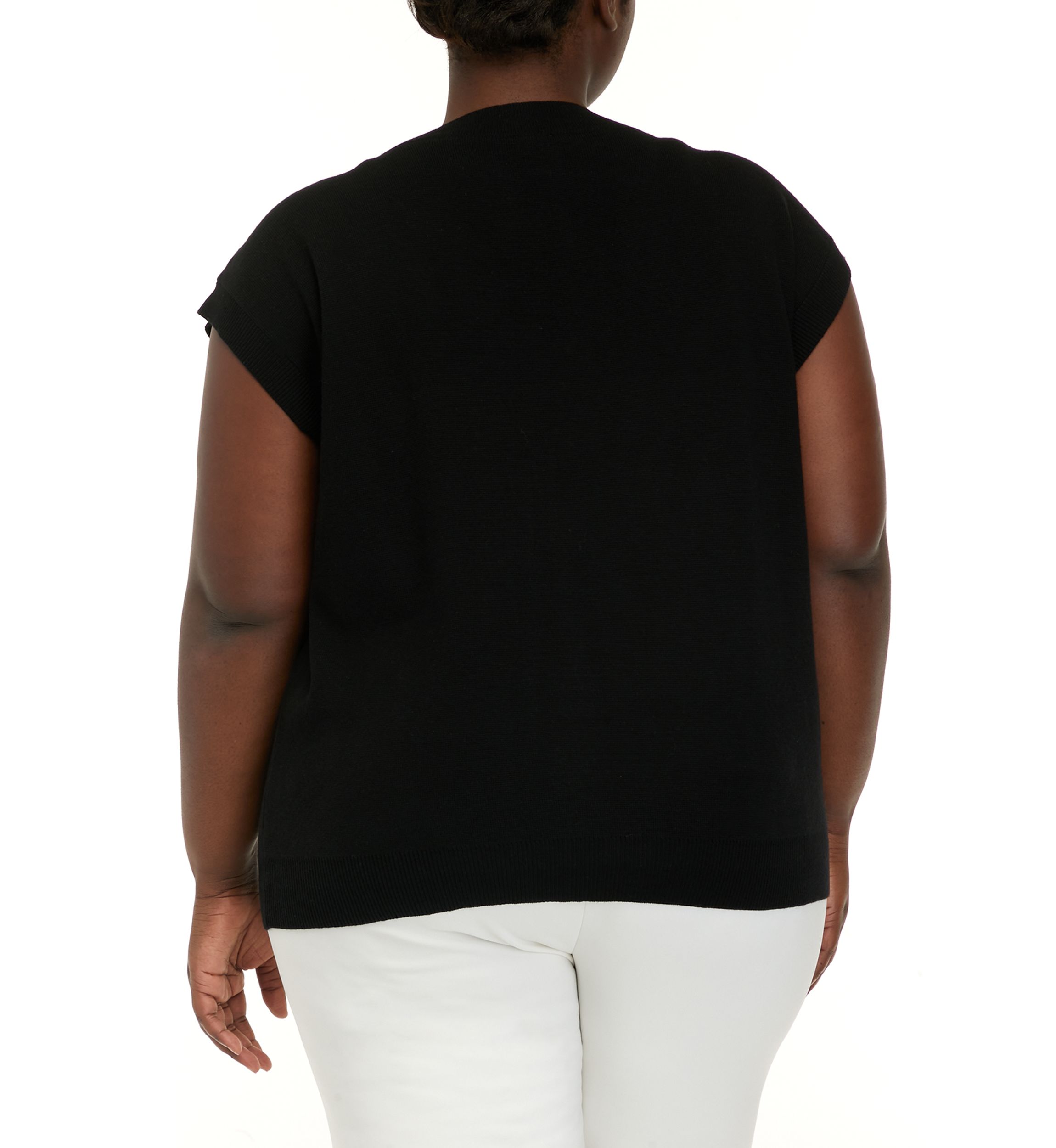 Plus Size Milano Stitch Sweater Vest