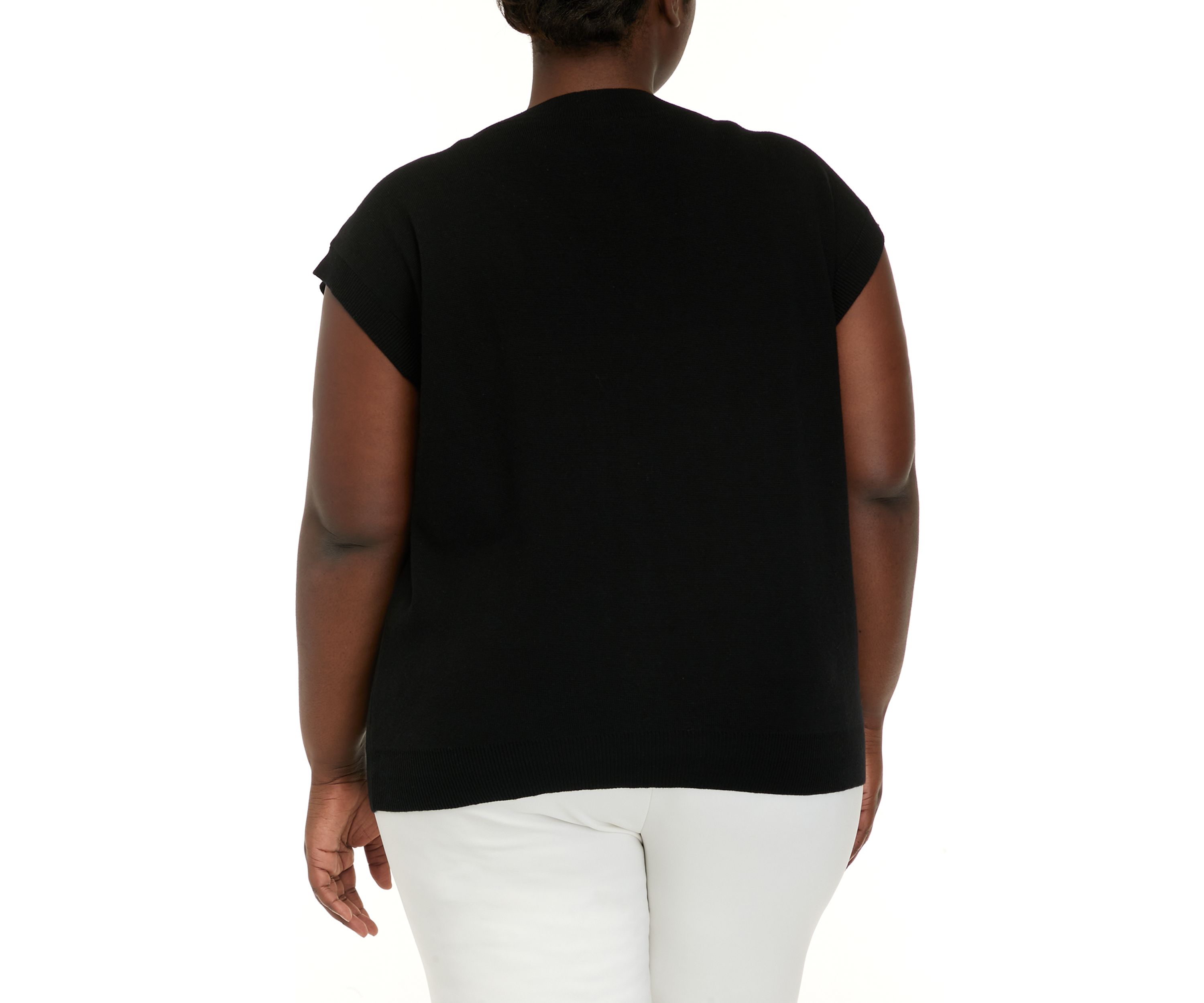 Plus Size Milano Stitch Sweater Vest