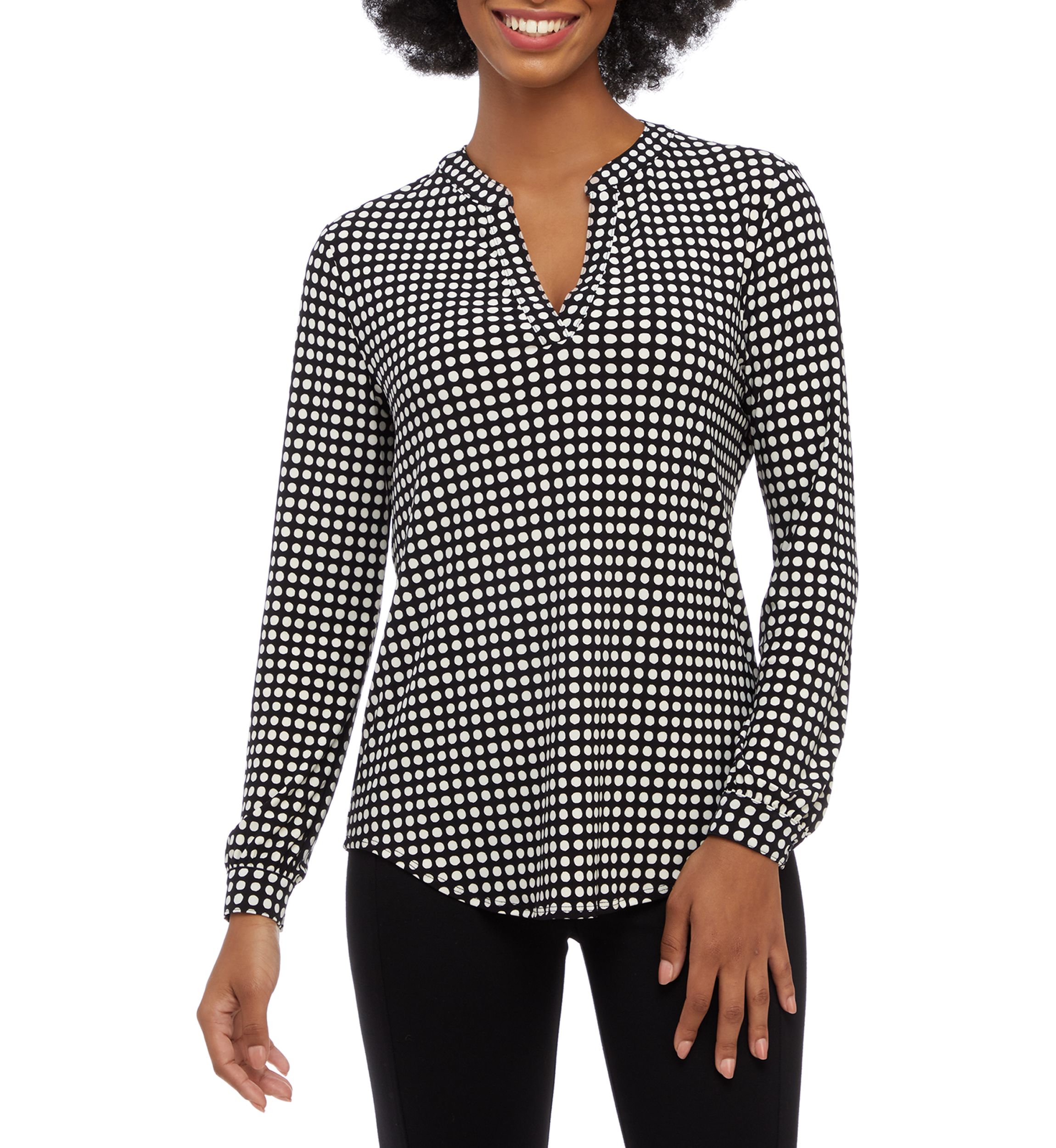 Womens Pearly Dot Blouse