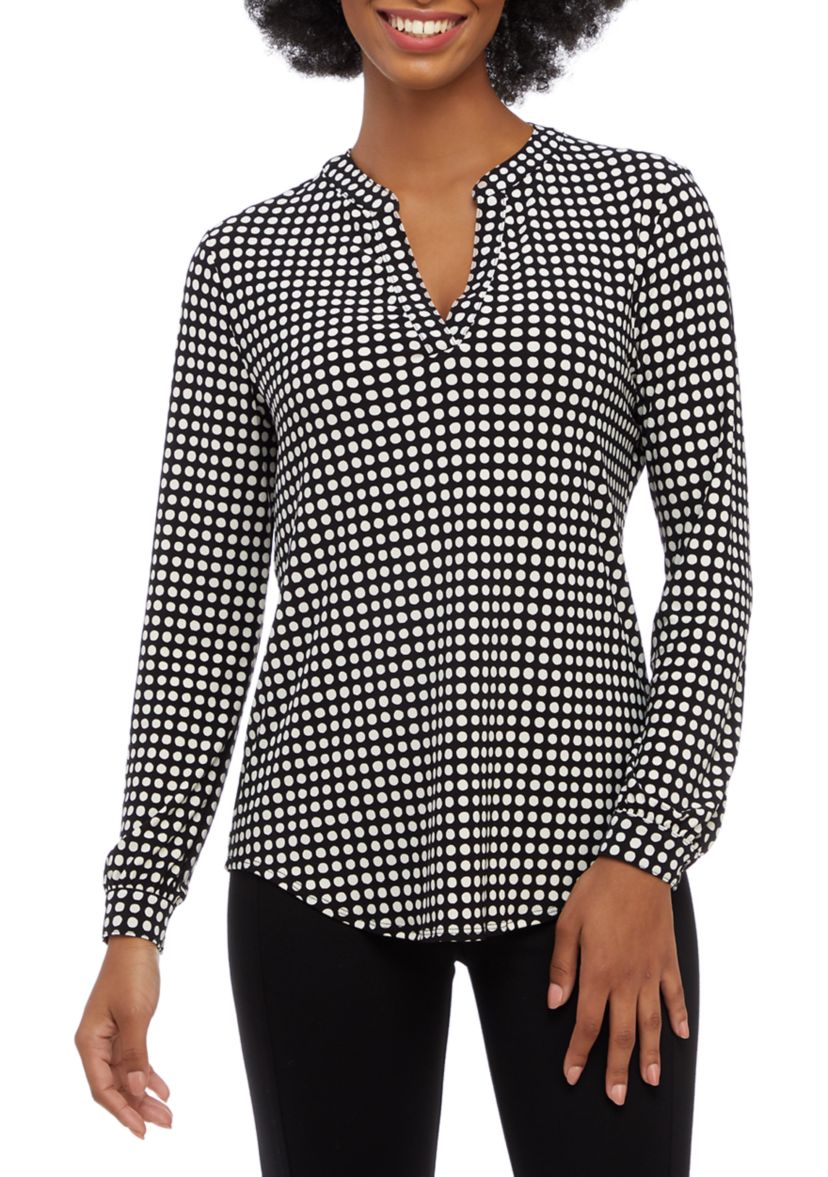 Womens Pearly Dot Blouse