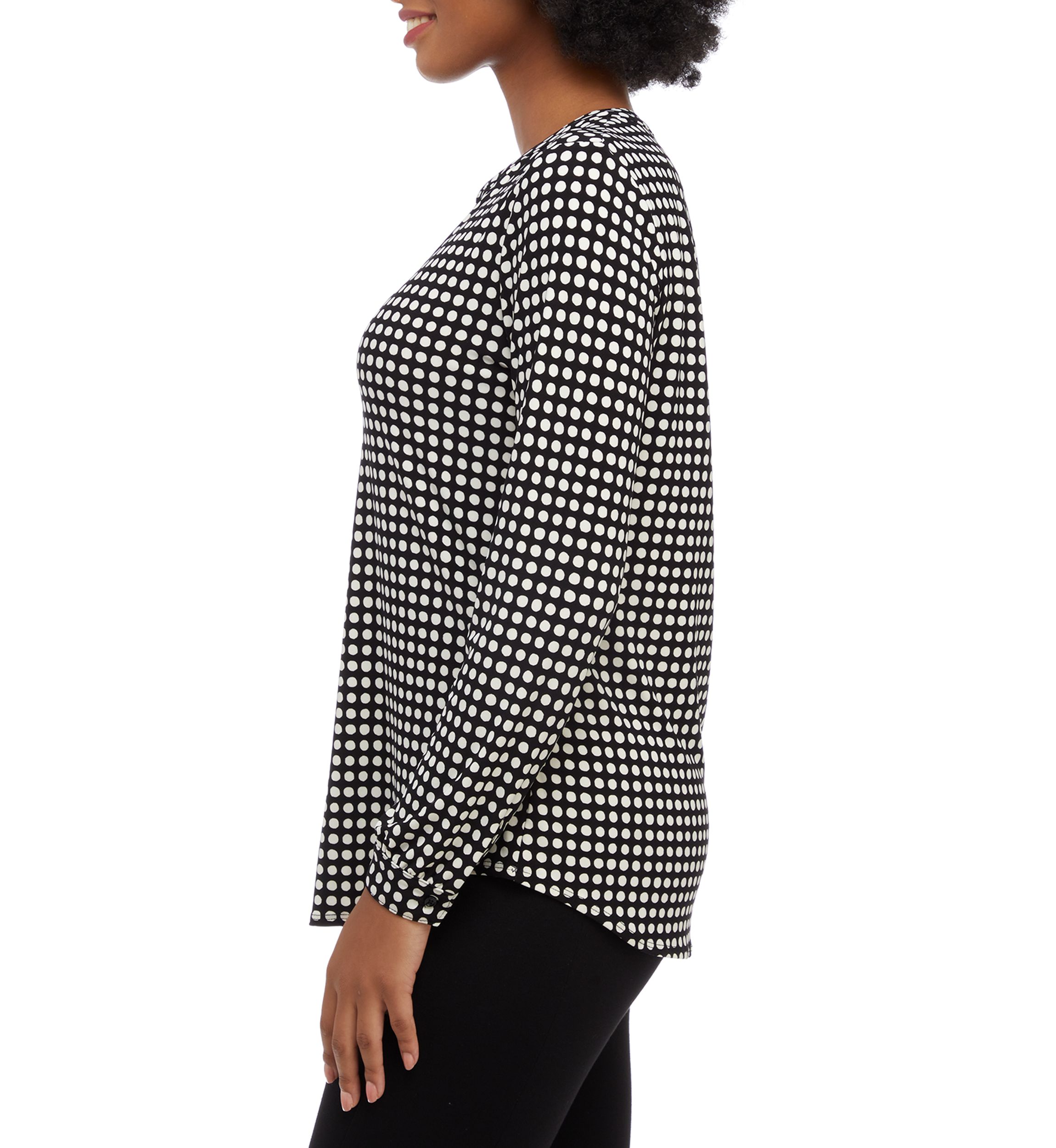 Womens Pearly Dot Blouse