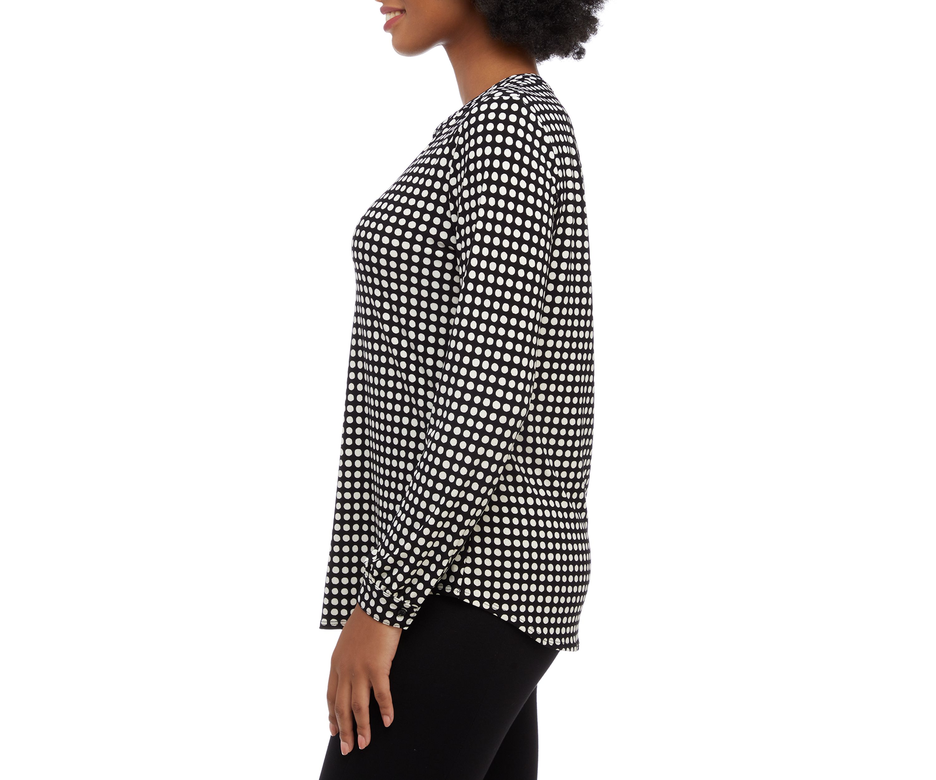 Womens Pearly Dot Blouse
