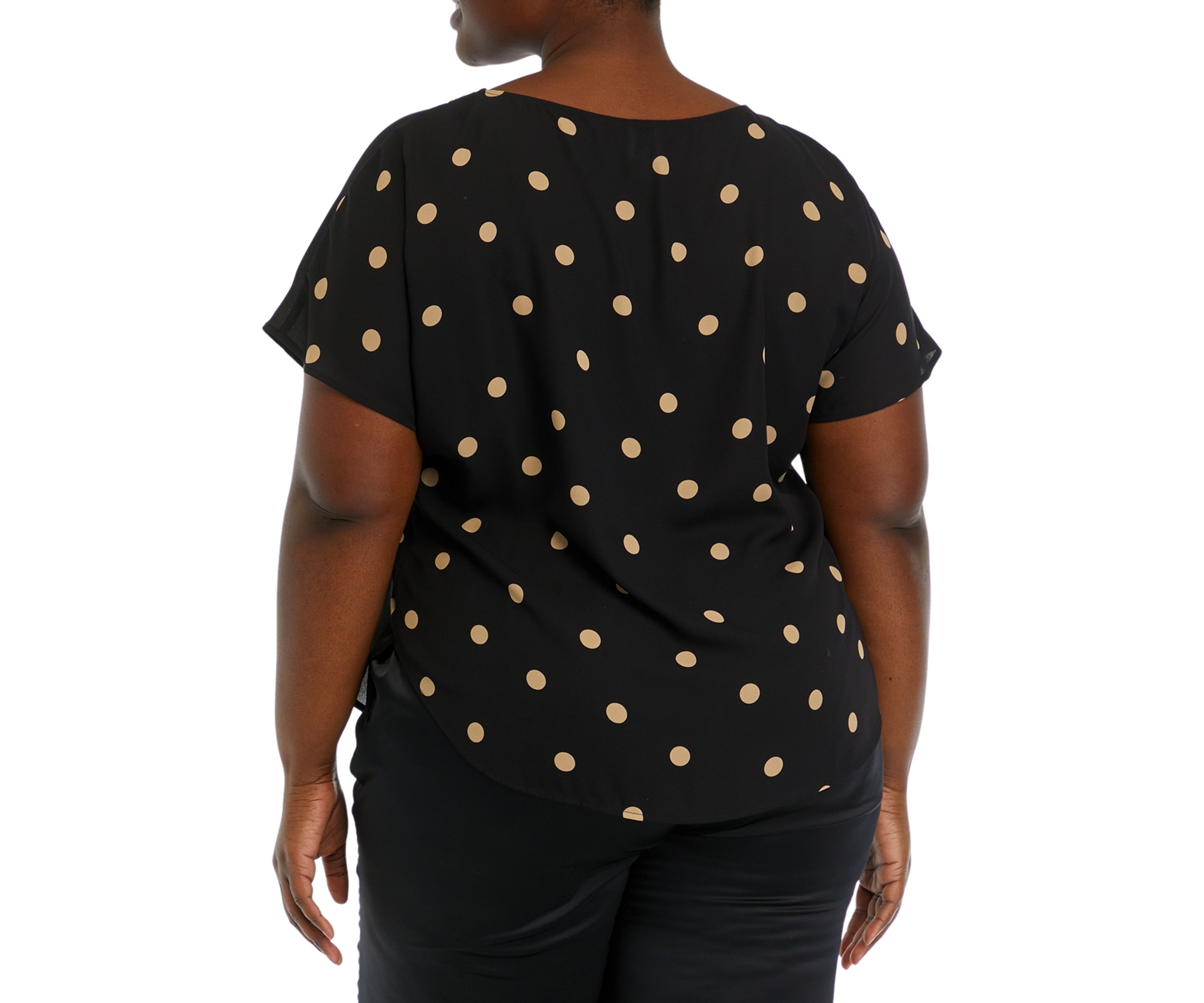 Plus Size Large Dot Top