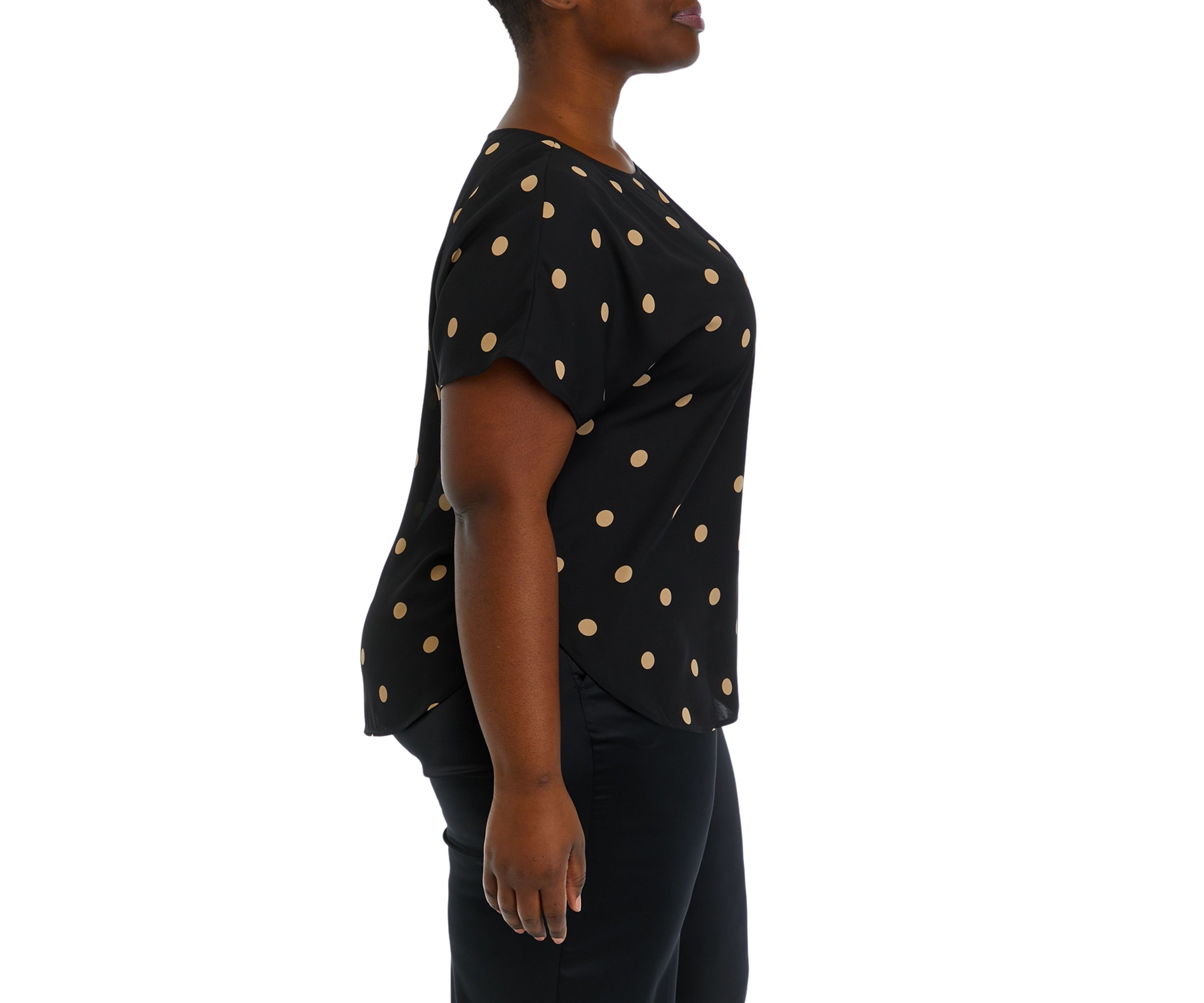 Plus Size Large Dot Top