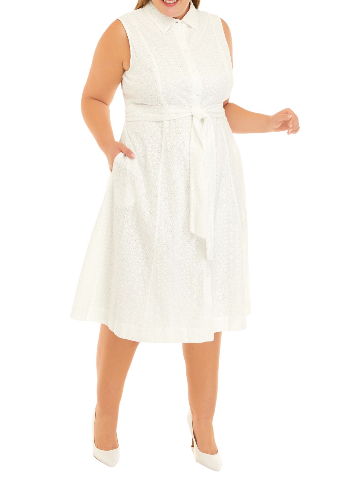 Plus Size Diane Midi Shirtdress