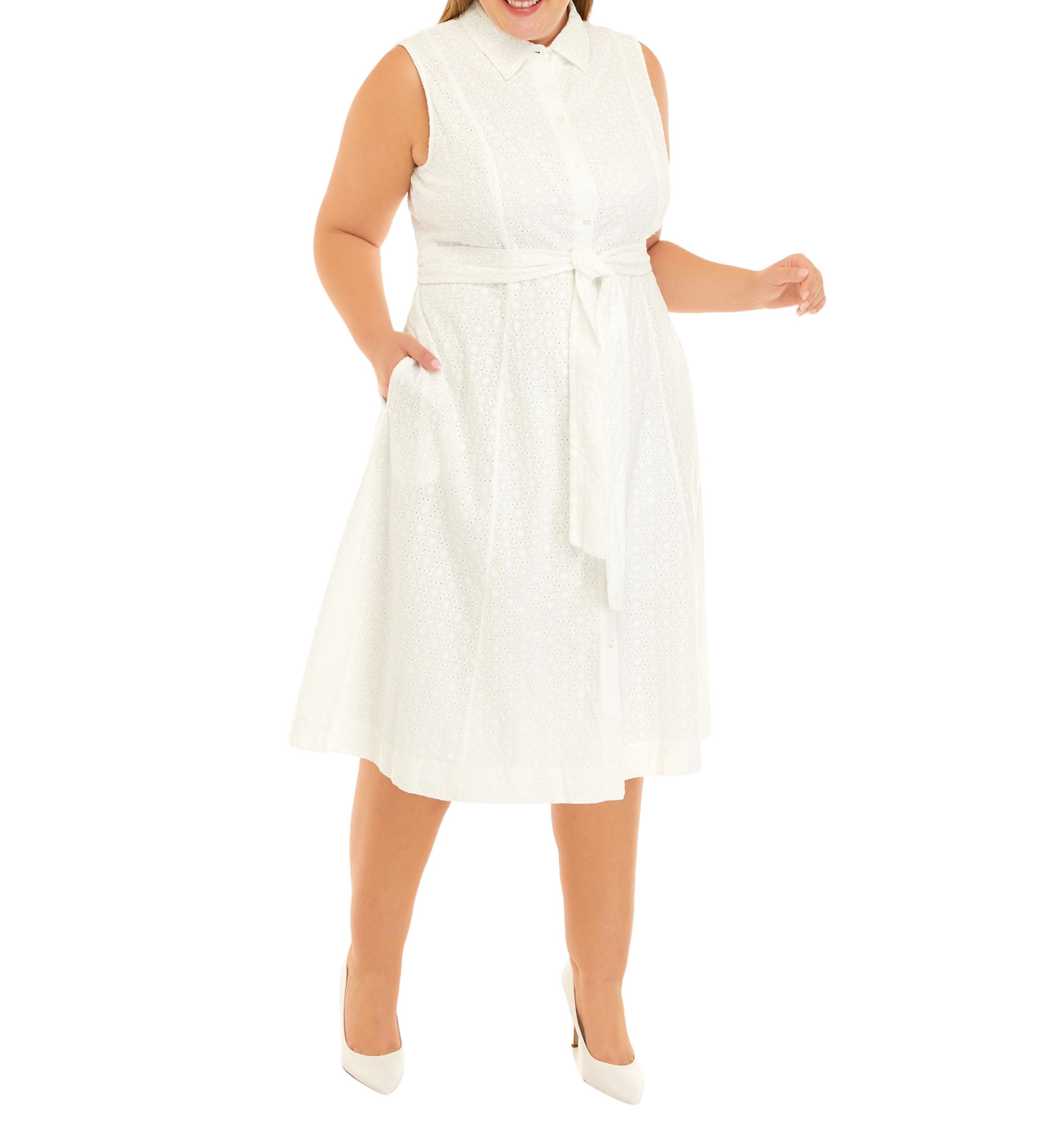 Plus Size Diane Midi Shirtdress