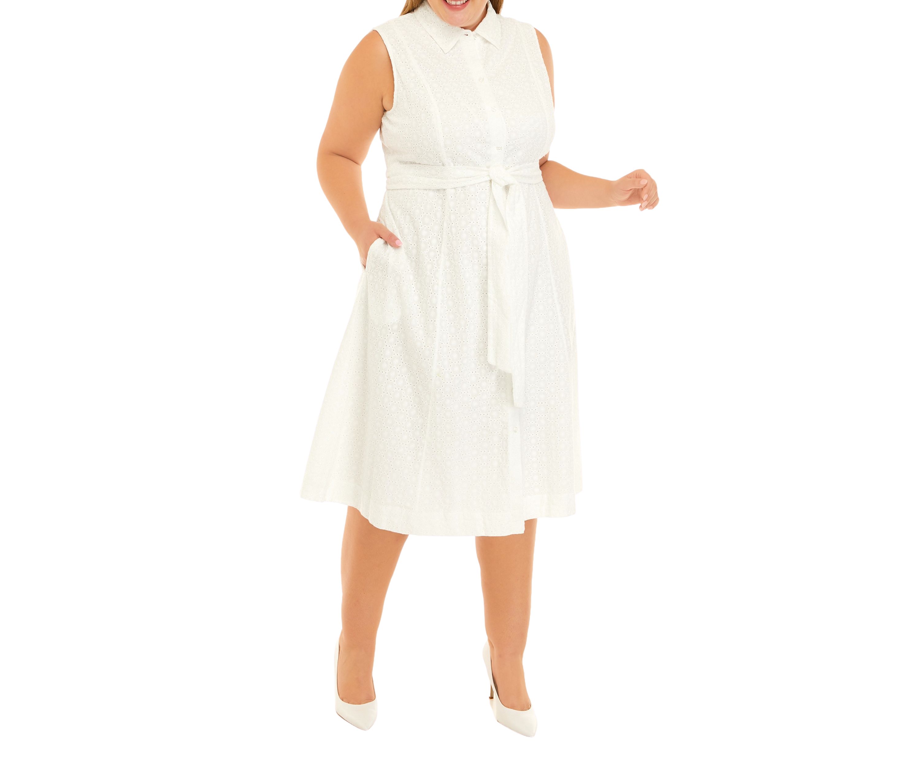 Plus Size Diane Midi Shirtdress