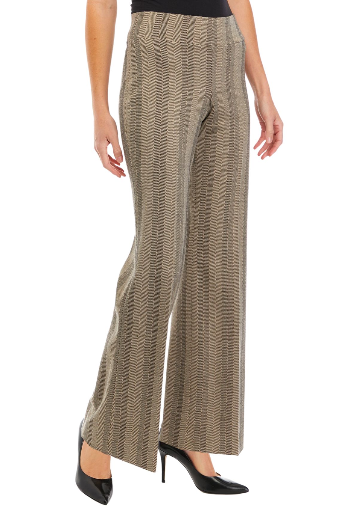 Womens Pull On Wide Leg Pants