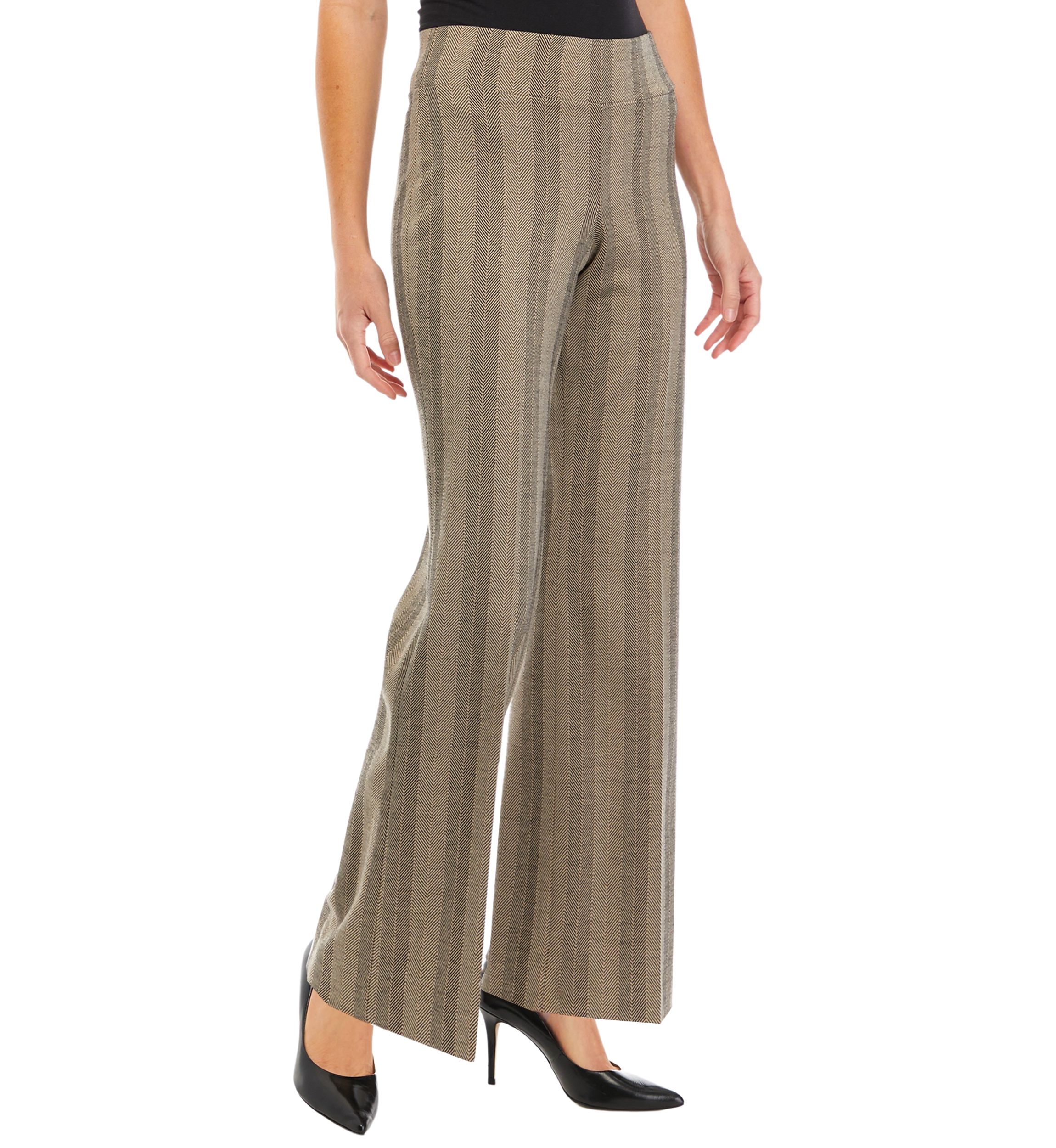 Womens Pull On Wide Leg Pants