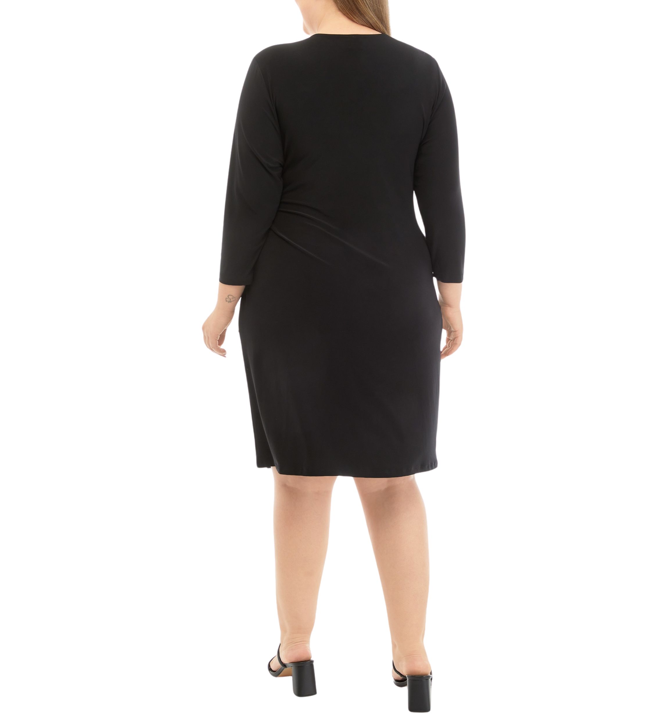 Plus Size Classic Wrap Dress