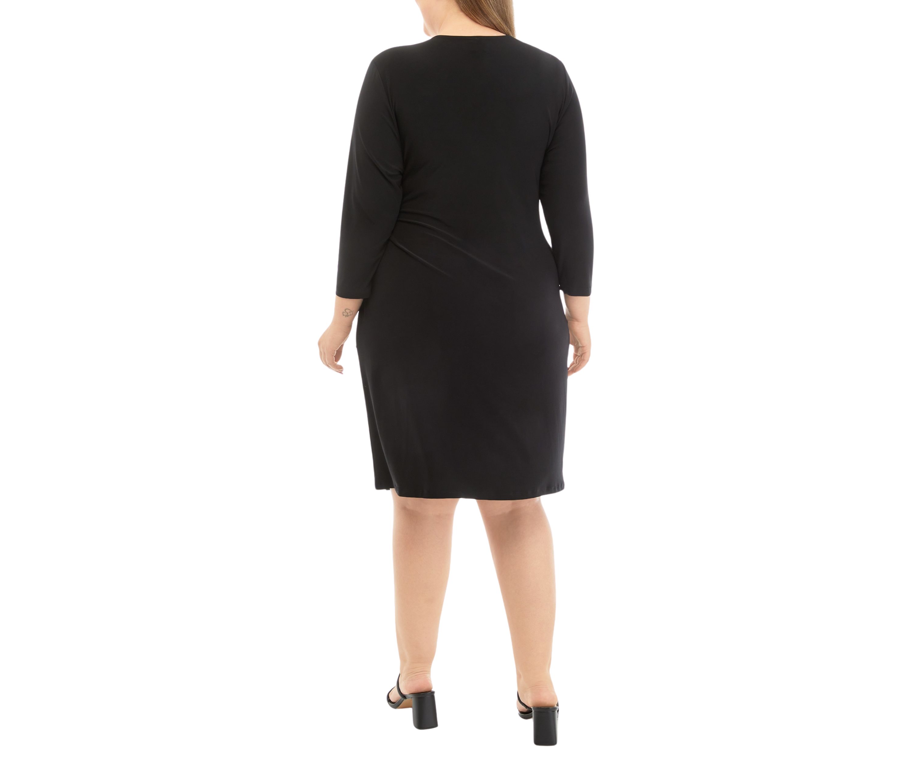 Plus Size Classic Wrap Dress