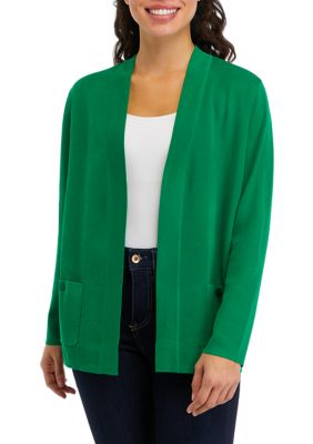 Anne klein open outlet front cardigan