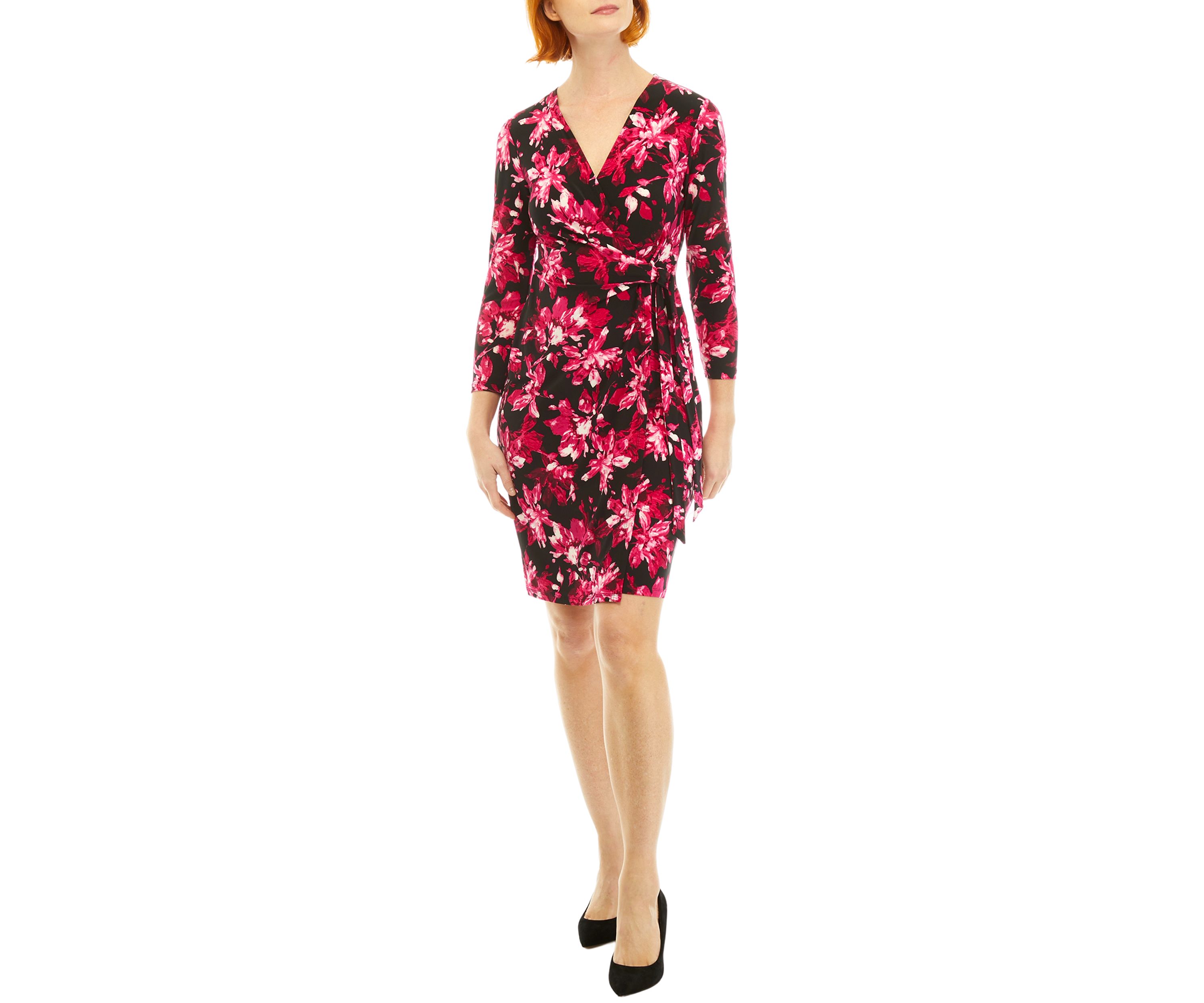 Womens Classic Wrap Dress