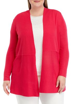 Plus Size Monterey Cardigan