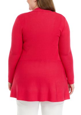 Plus Size Monterey Cardigan