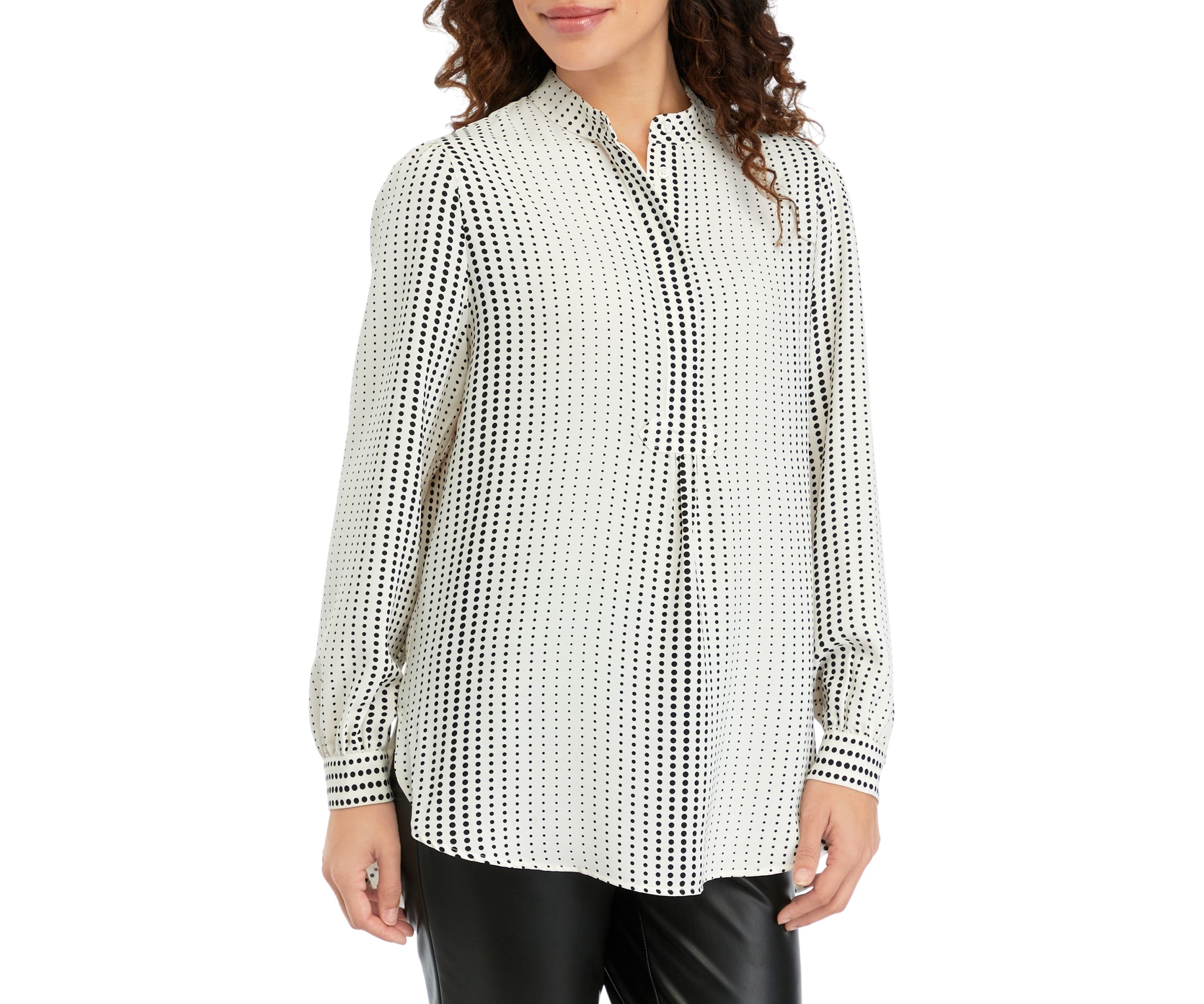 Petite Printed Popover Tunic 
