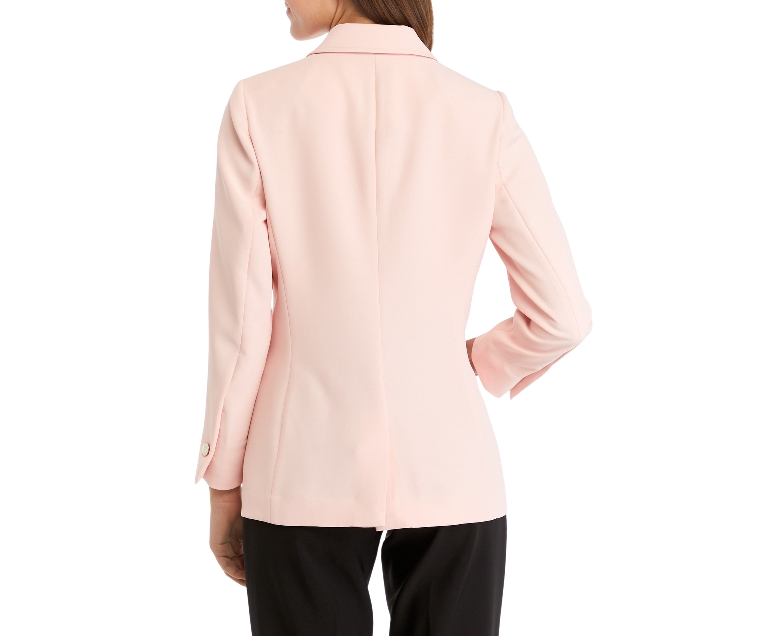 Petite Vision Twill Open Notch Collar Jacket