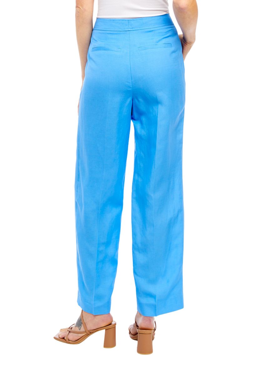Petite The Jillian Fly Front Wide Leg Pants