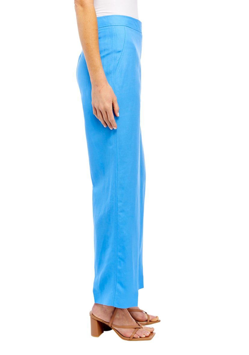 Petite The Jillian Fly Front Wide Leg Pants