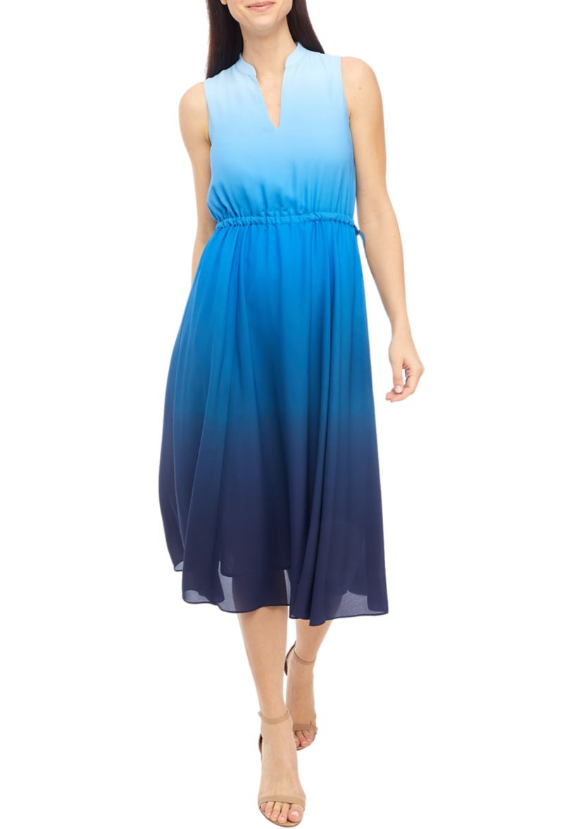 Womens Jenna Drawstring Midi Dress