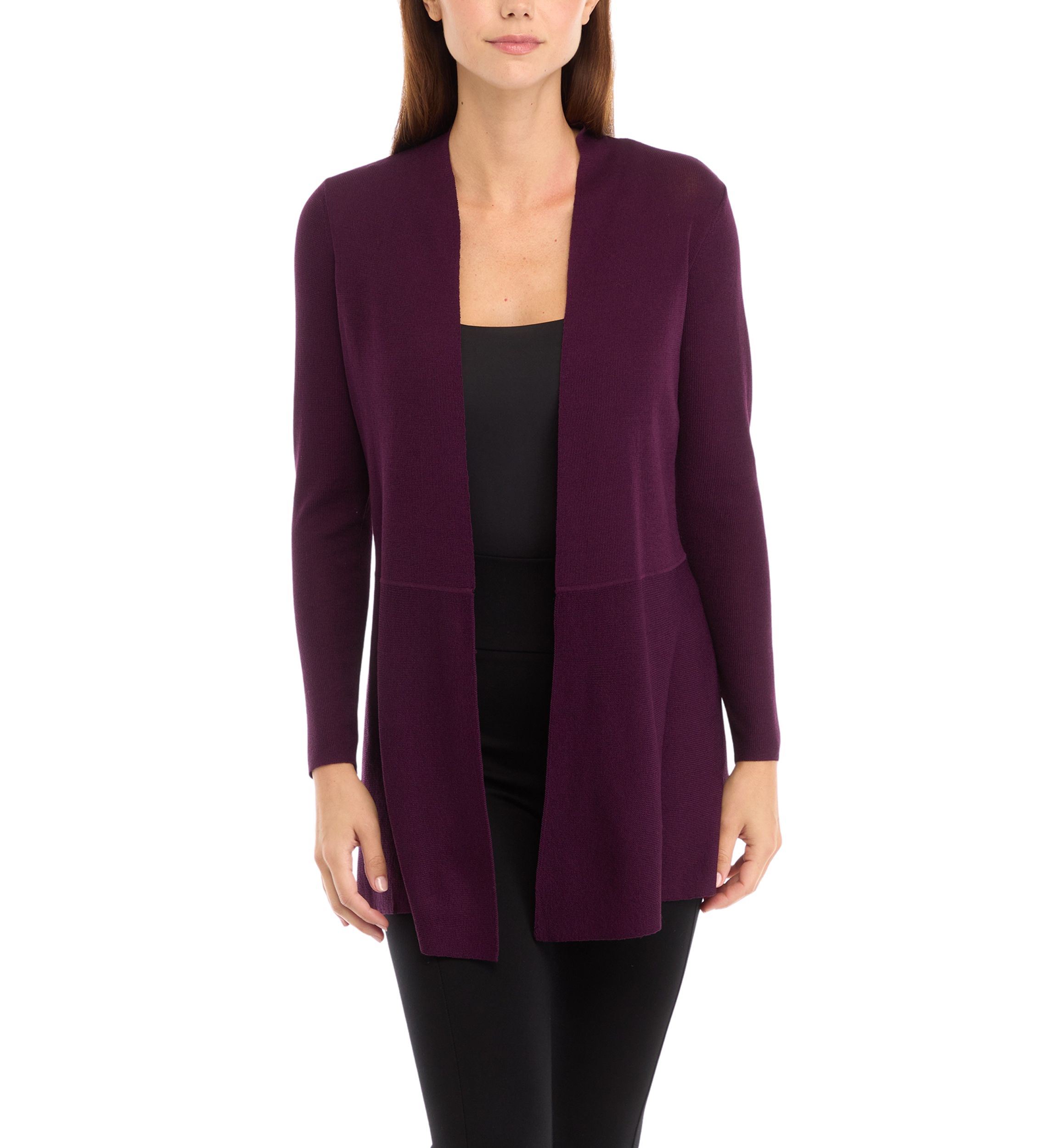 Womens Long Sleeve Monterey Cardigan