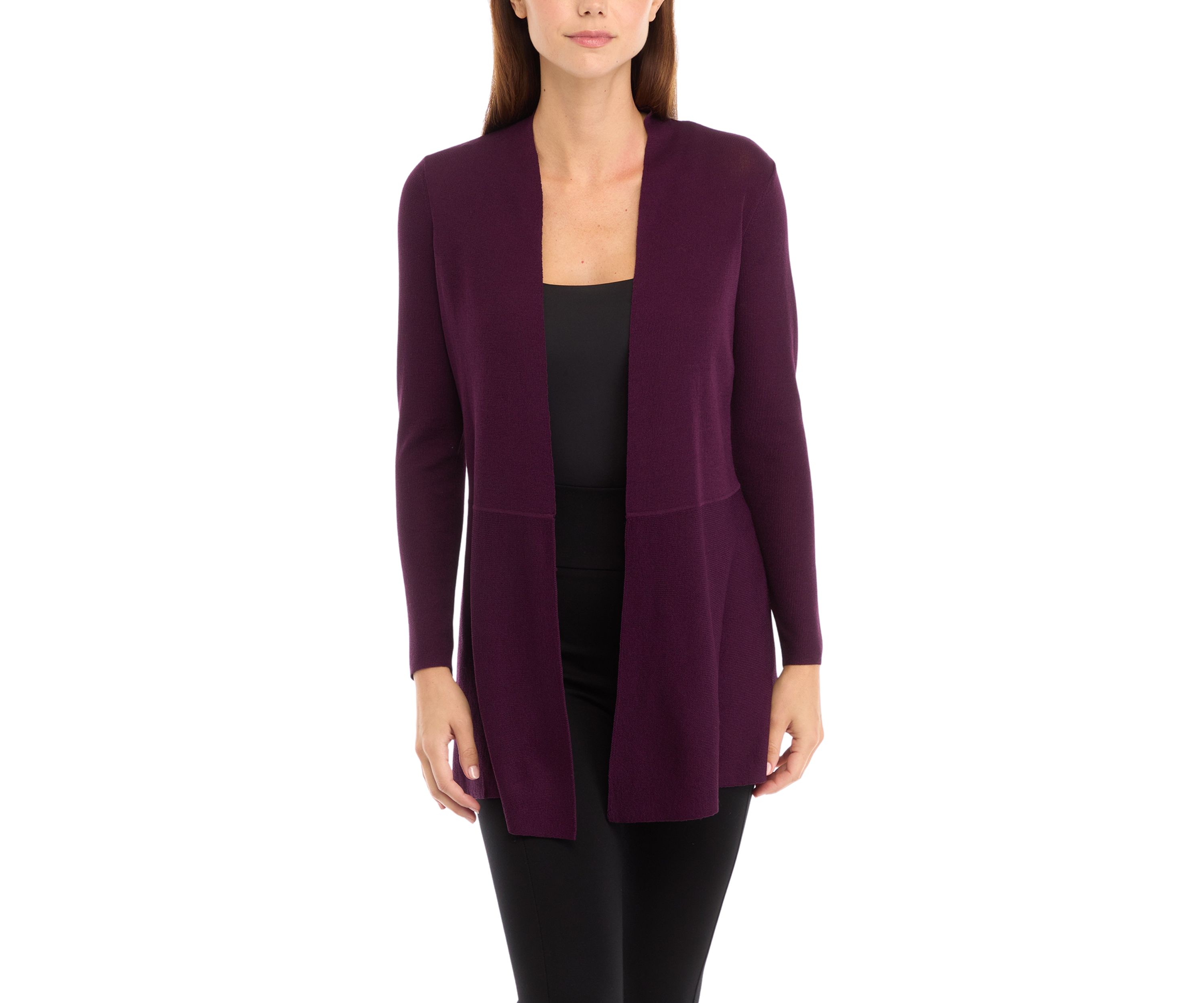 Womens Long Sleeve Monterey Cardigan