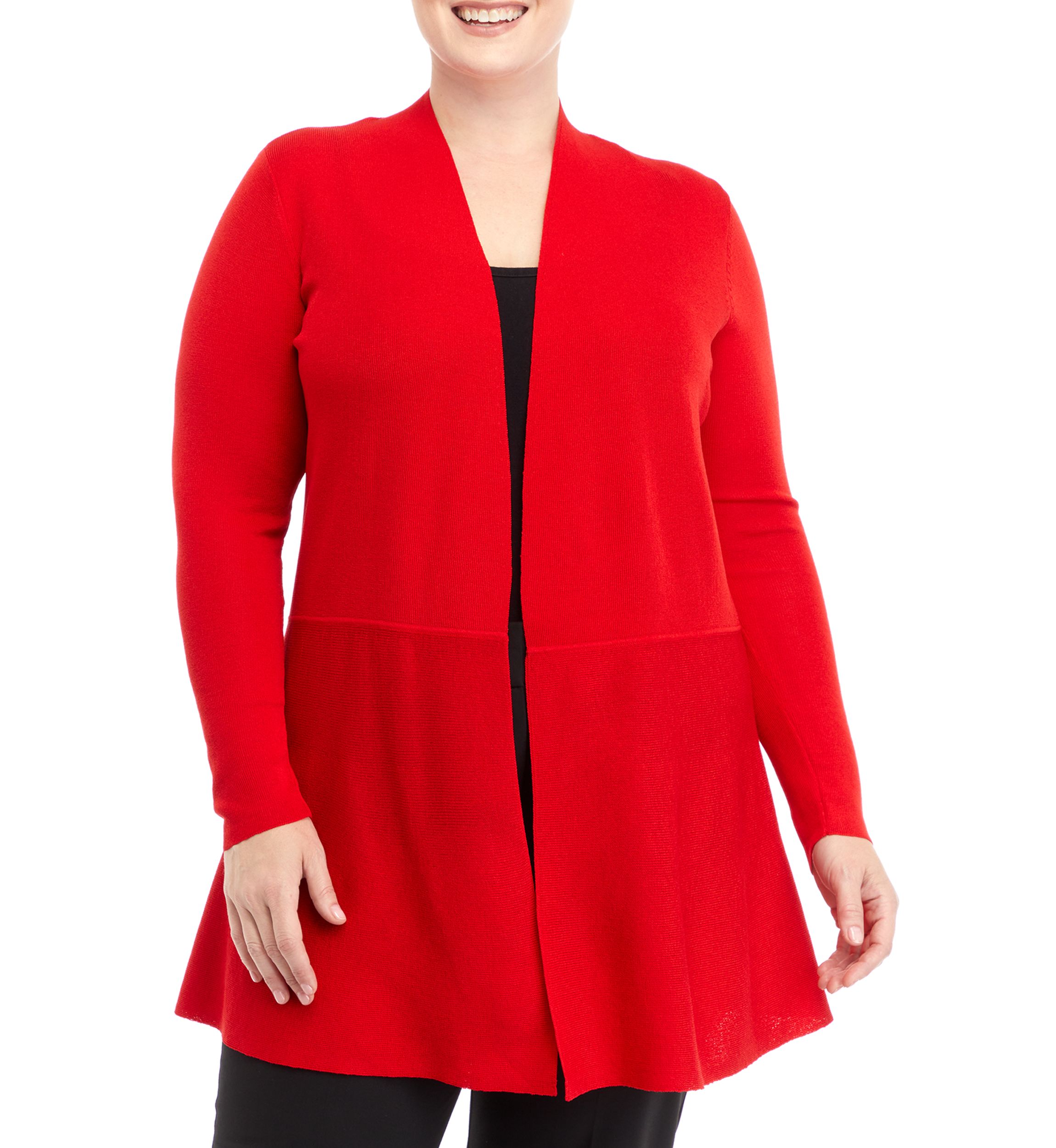 Plus Size Monterey Cardigan