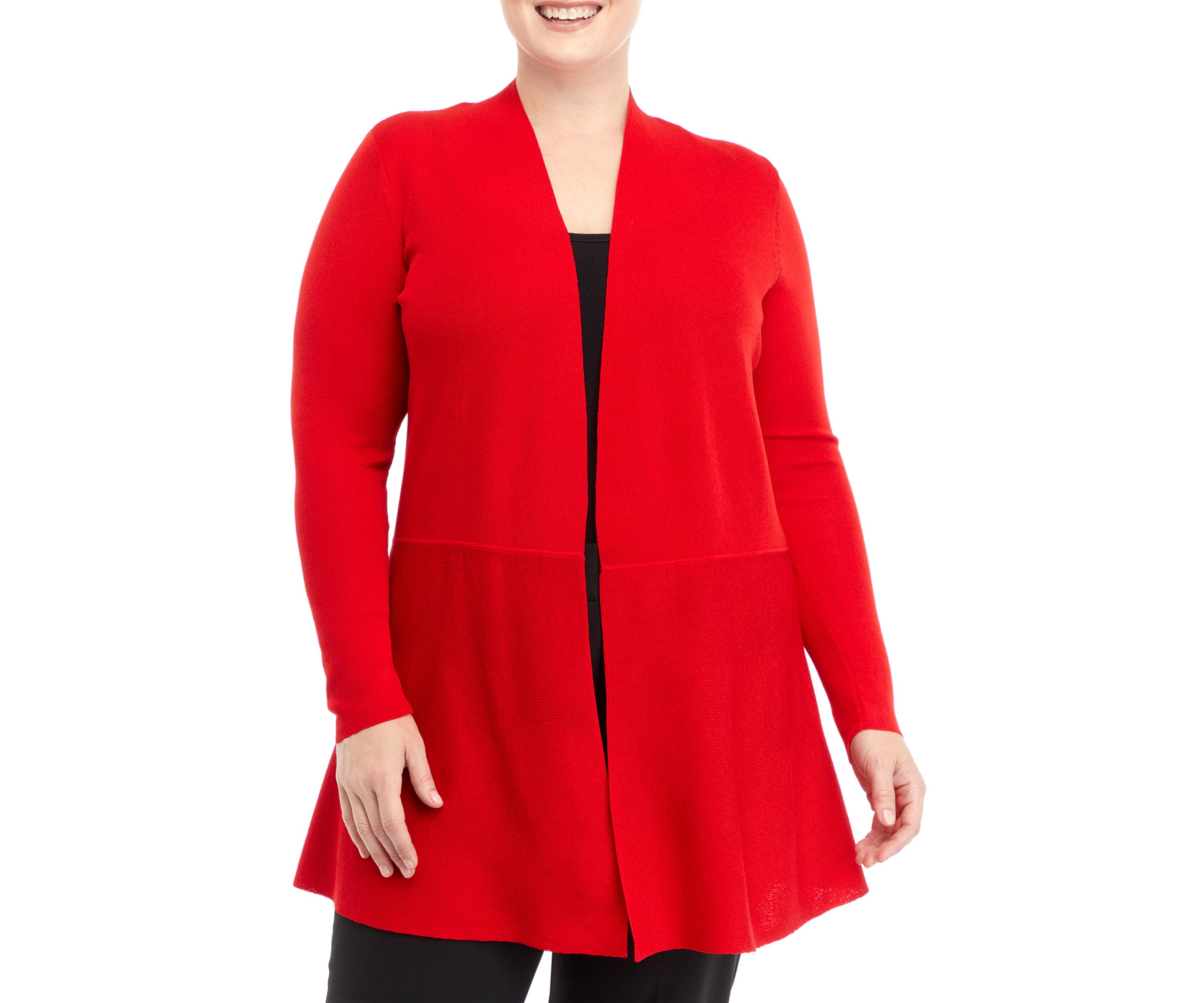 Plus Size Monterey Cardigan