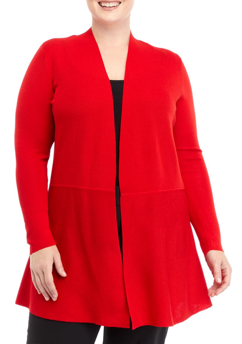 Plus Size Monterey Cardigan