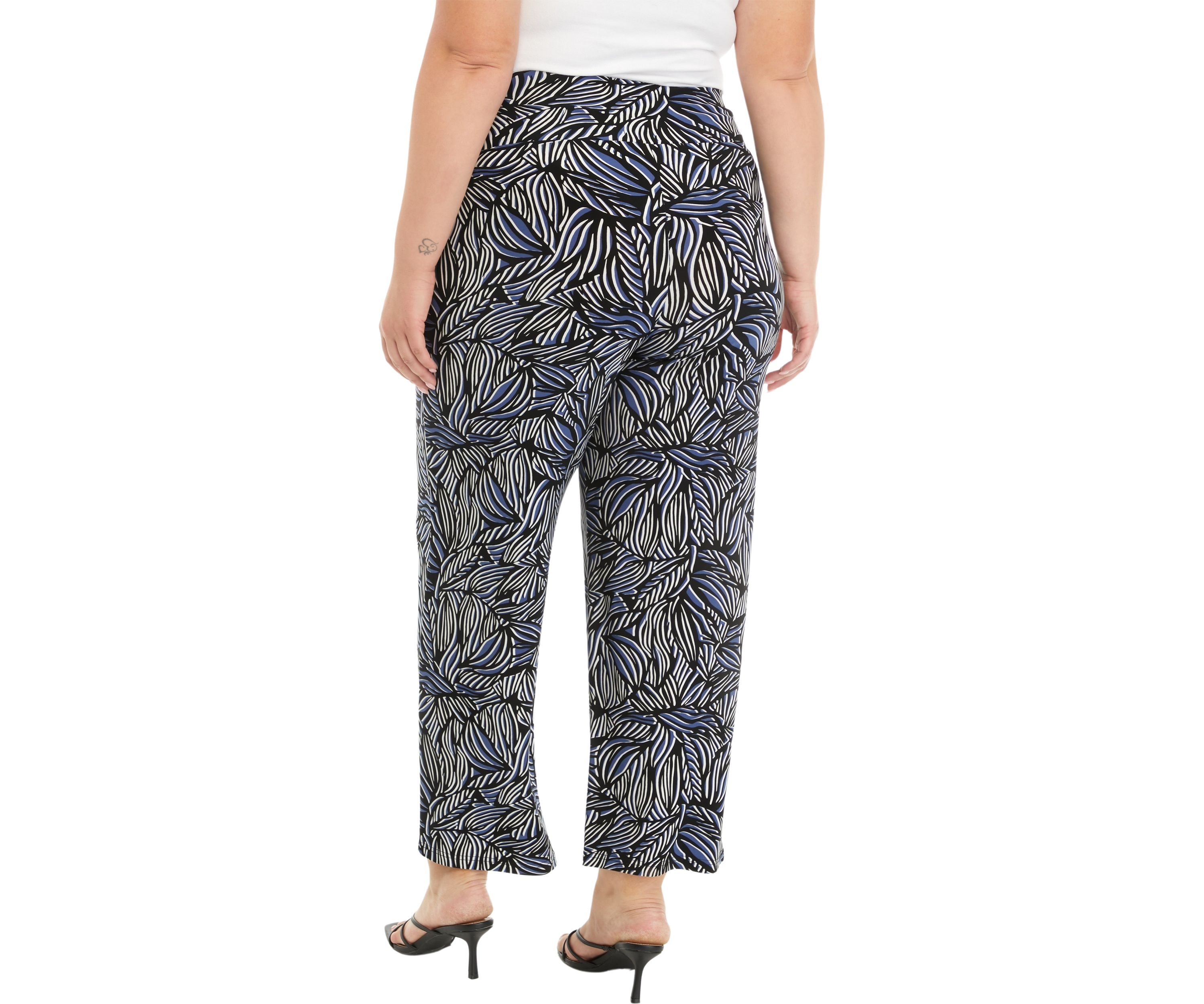 Plus Size High Rise Pull On Pants