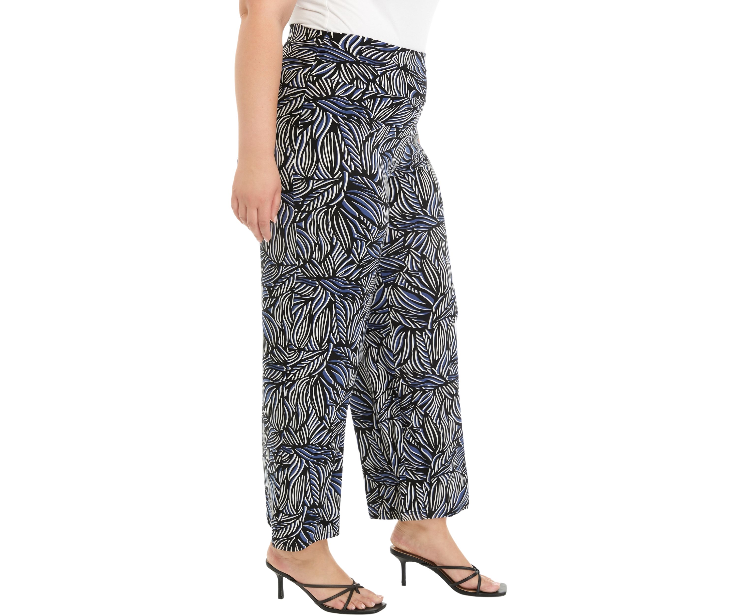 Plus Size High Rise Pull On Pants