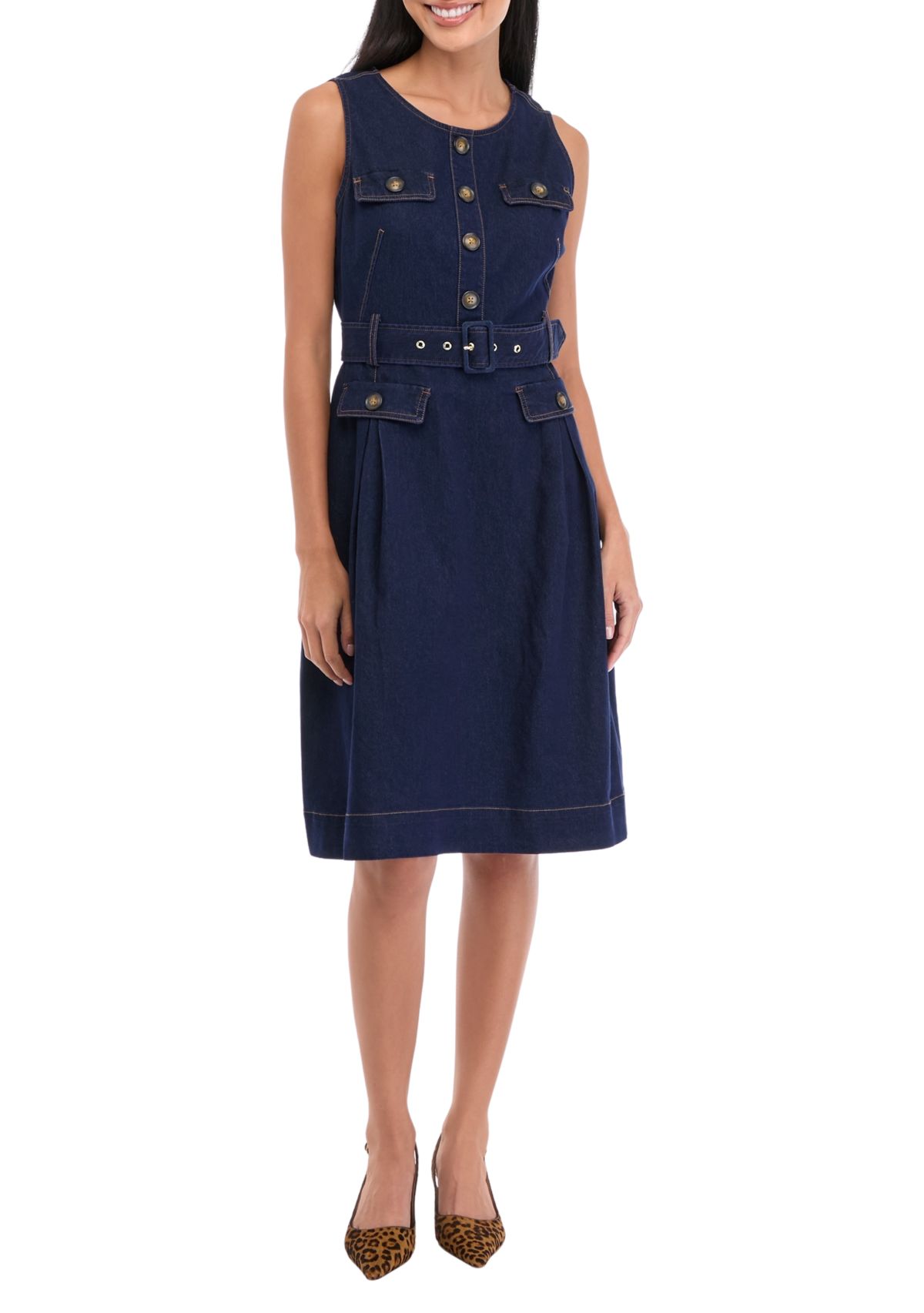 Petite Sleeveless Dress
