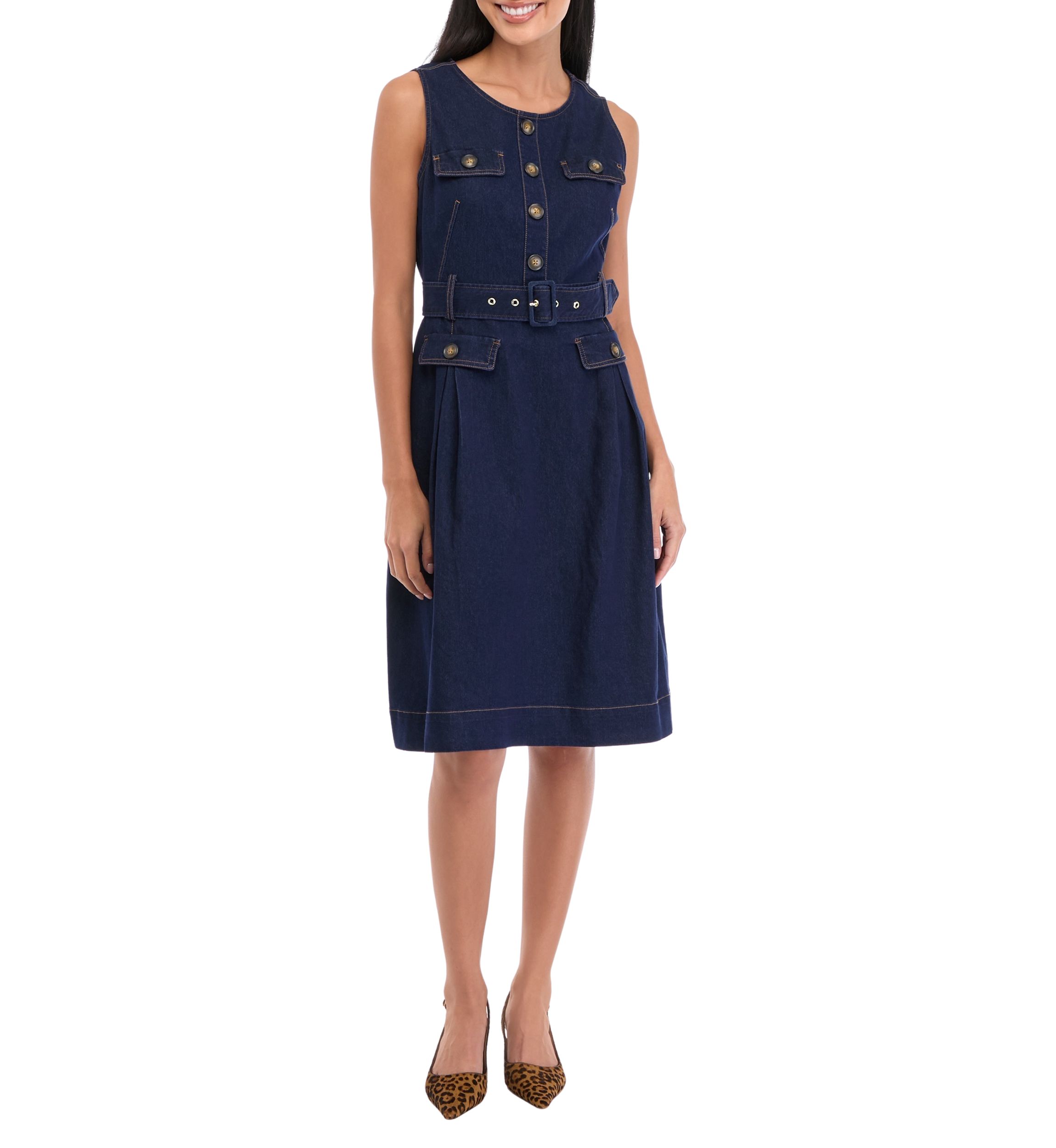 Petite Sleeveless Dress