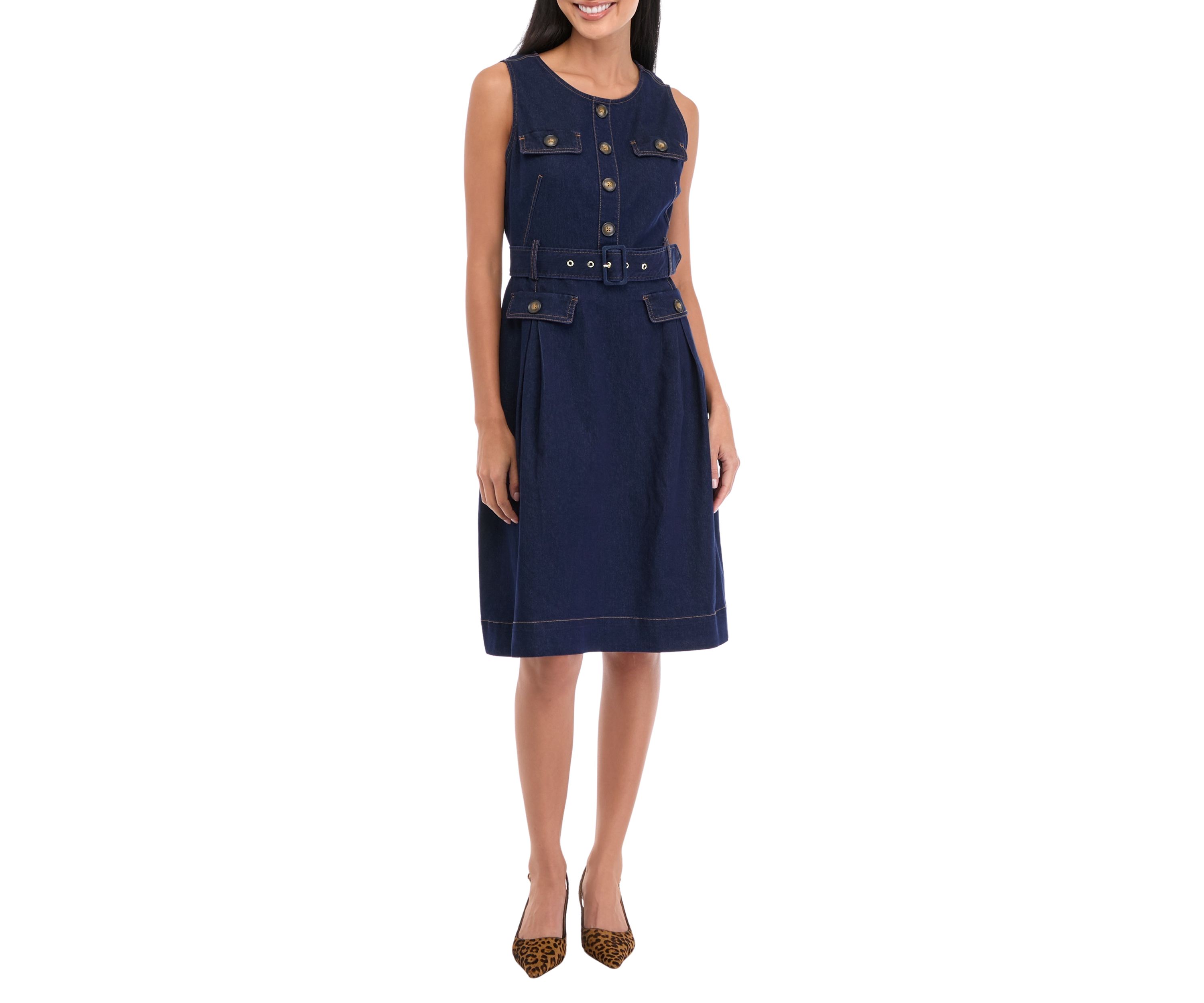 Petite Sleeveless Dress