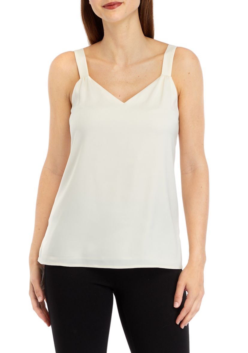 Womens Sleeveless Satin Cami