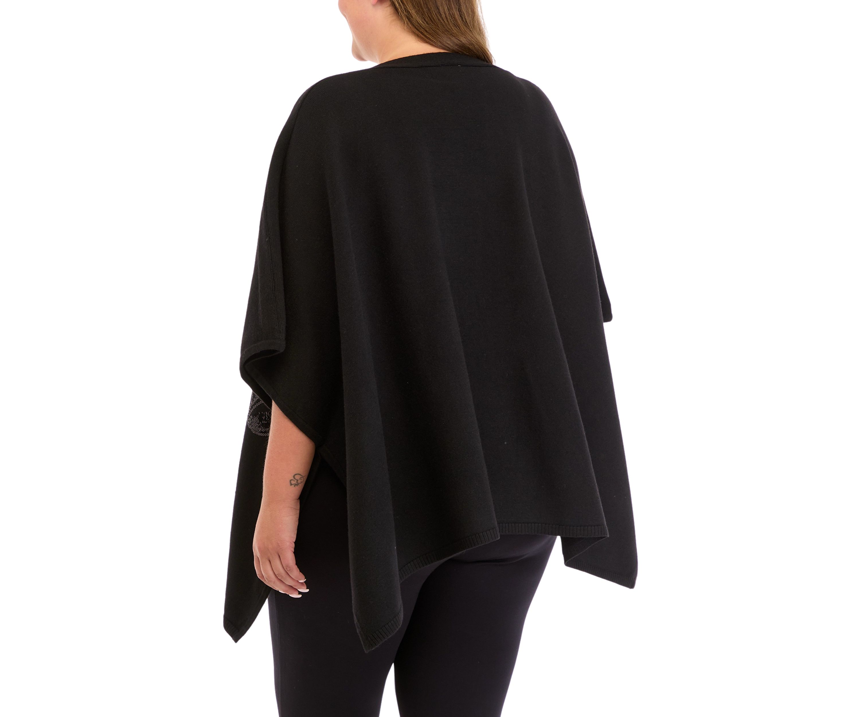 Plus Size Kimono Sleeve Sequin Top 