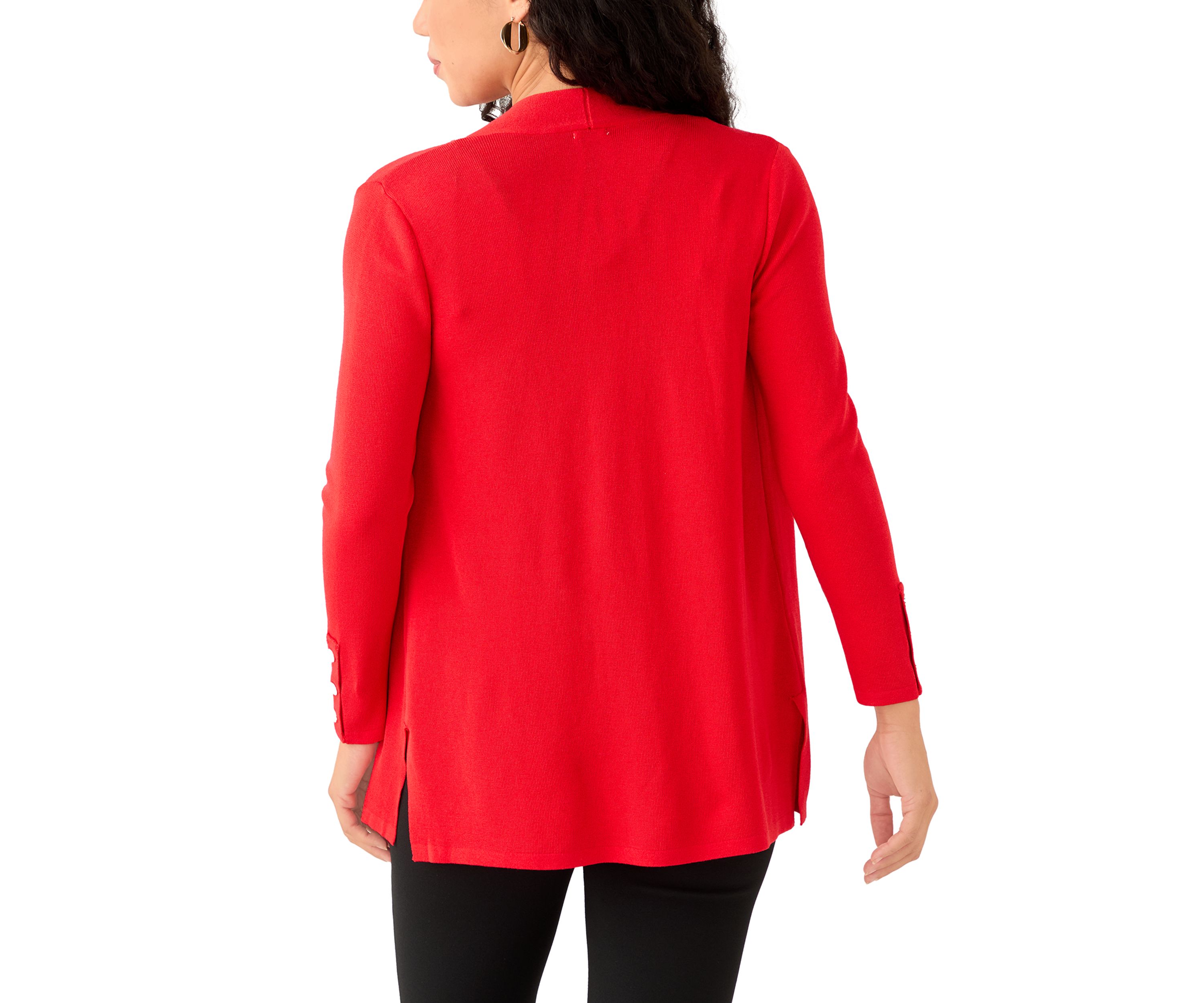 Petite Carmel Self Edge Kissing Front Cardigan