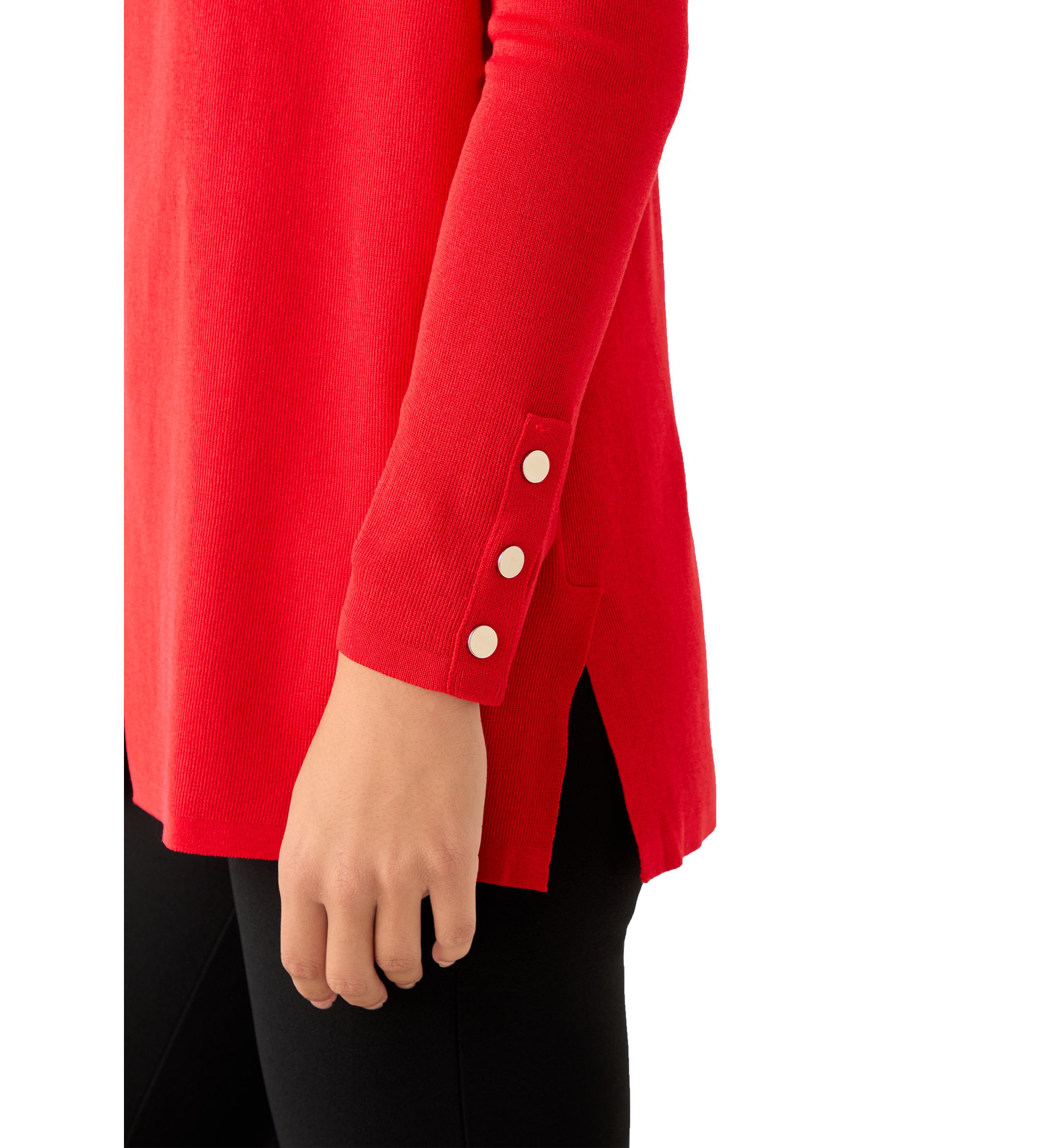 Petite Carmel Self Edge Kissing Front Cardigan