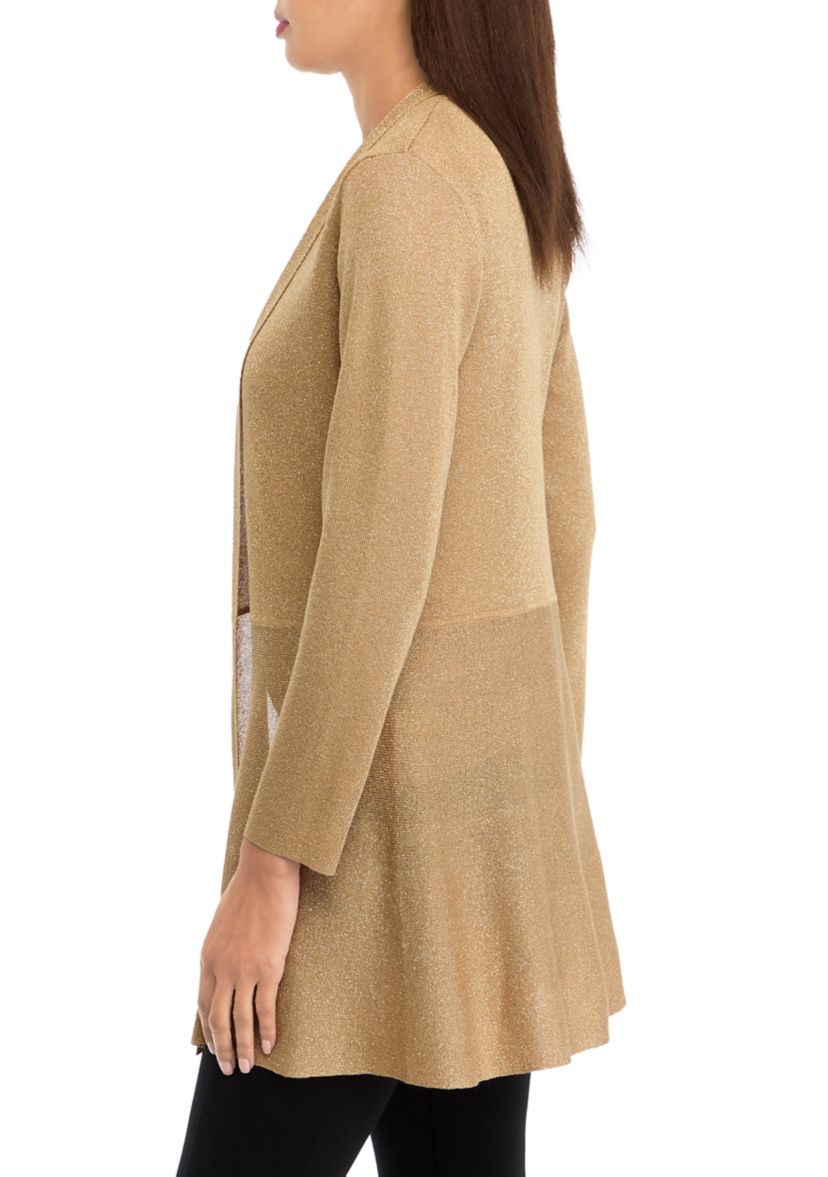 Womens Lurex Monterey Cardigan 