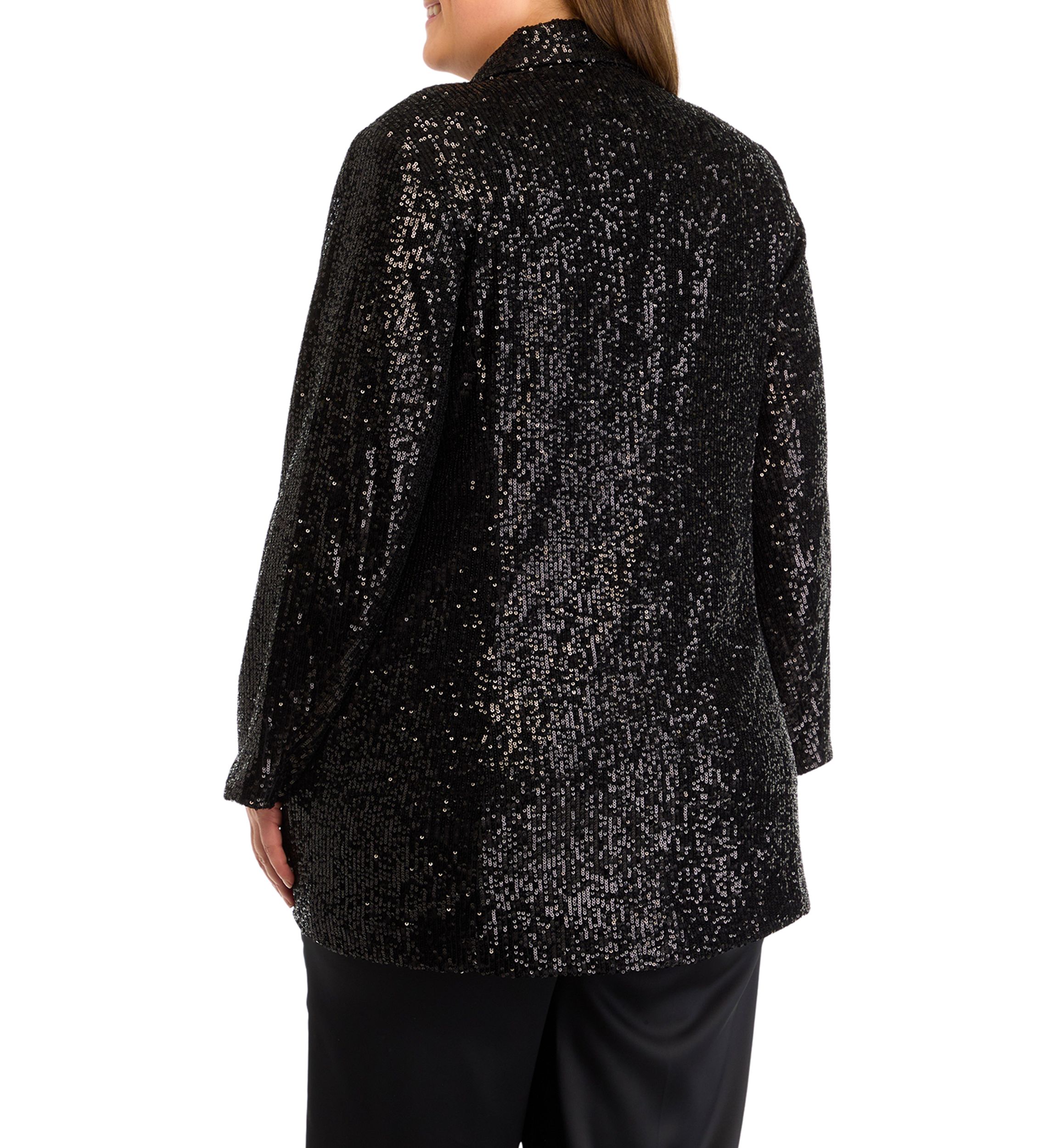 Plus Size Drape Front Cardigan 