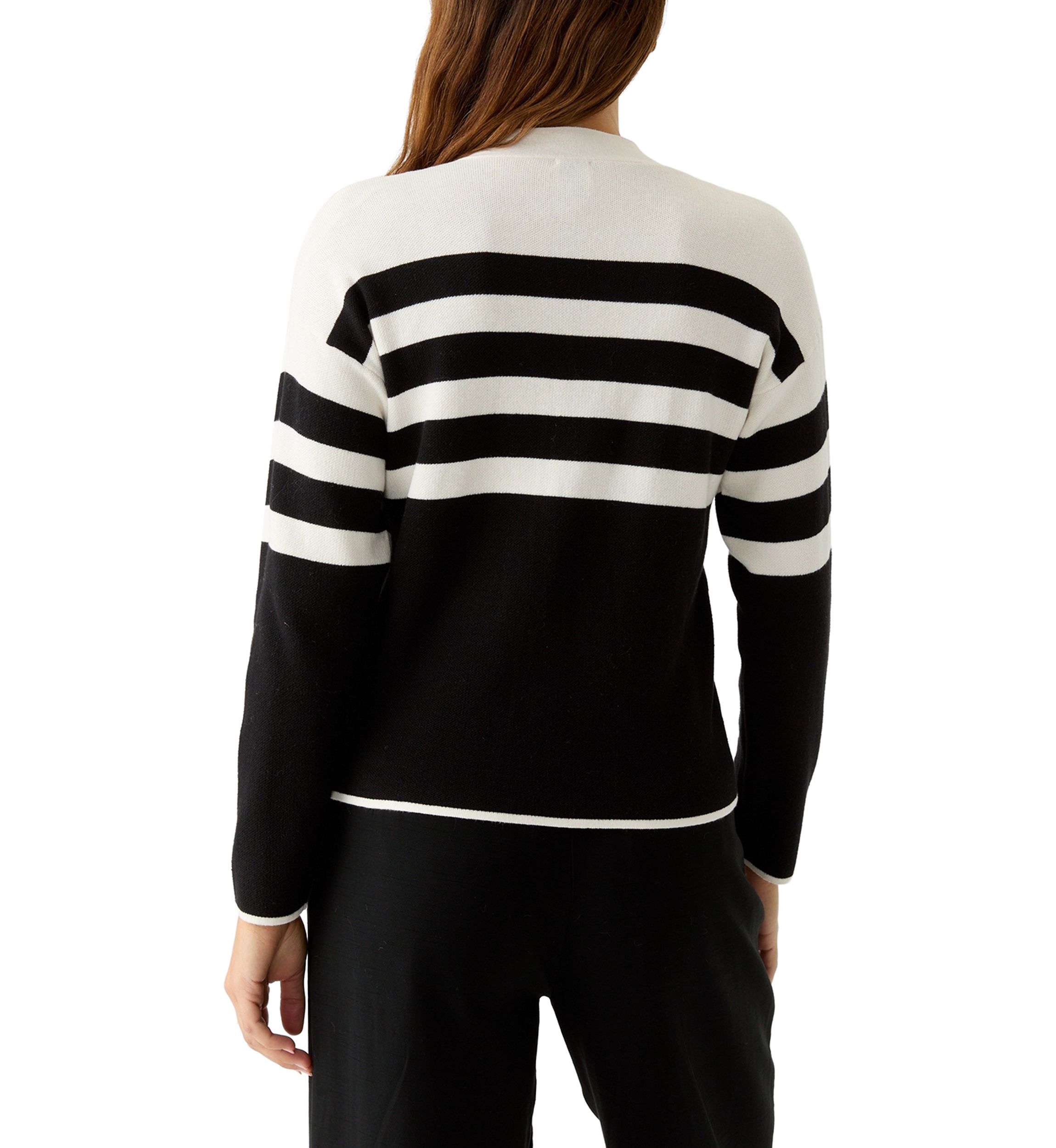 Petite Stripe Cardigan
