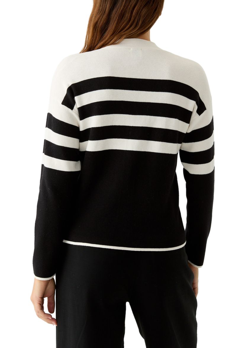 Petite Stripe Cardigan