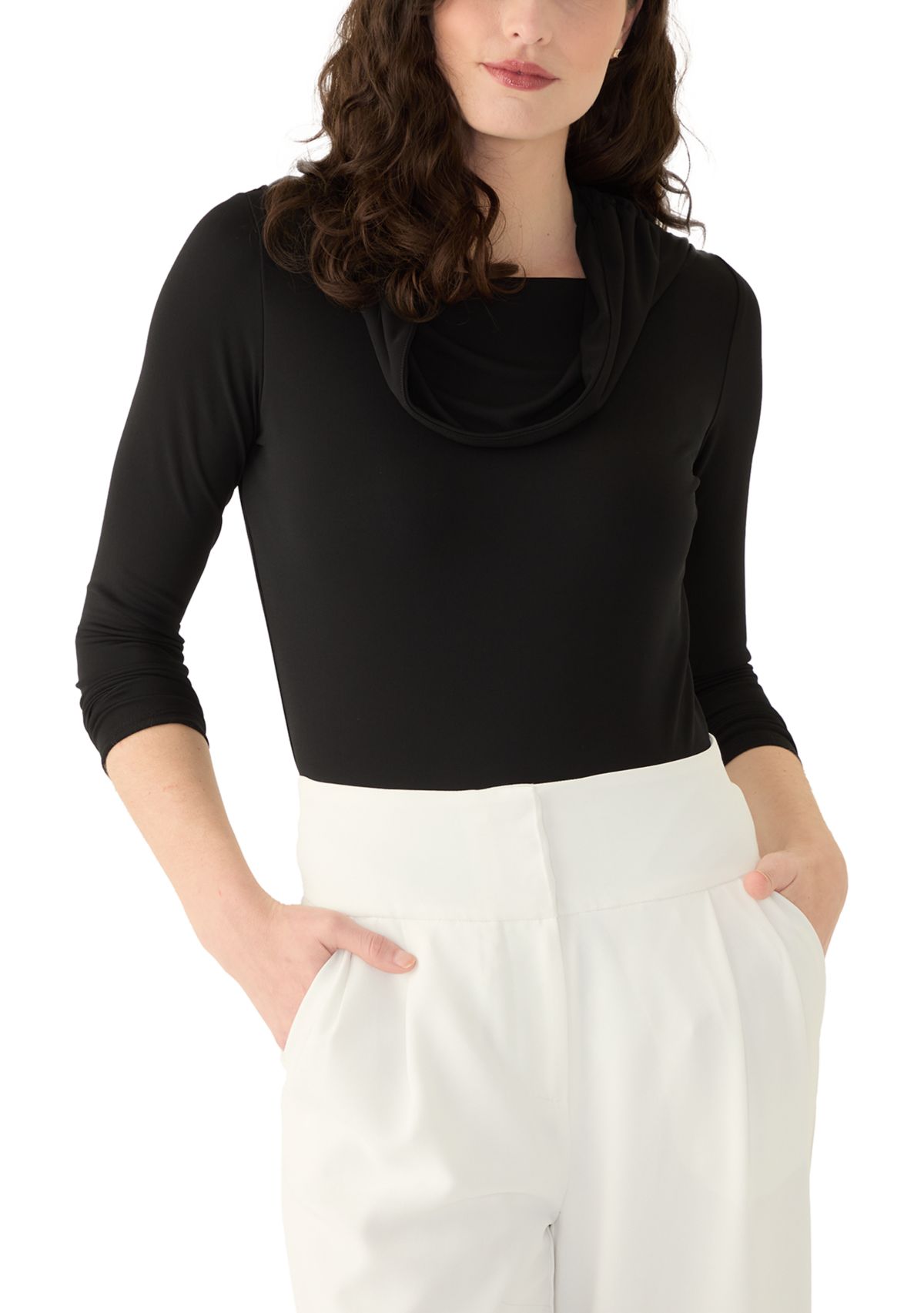 Womens Long Sleeve Off the Shoulder Top 