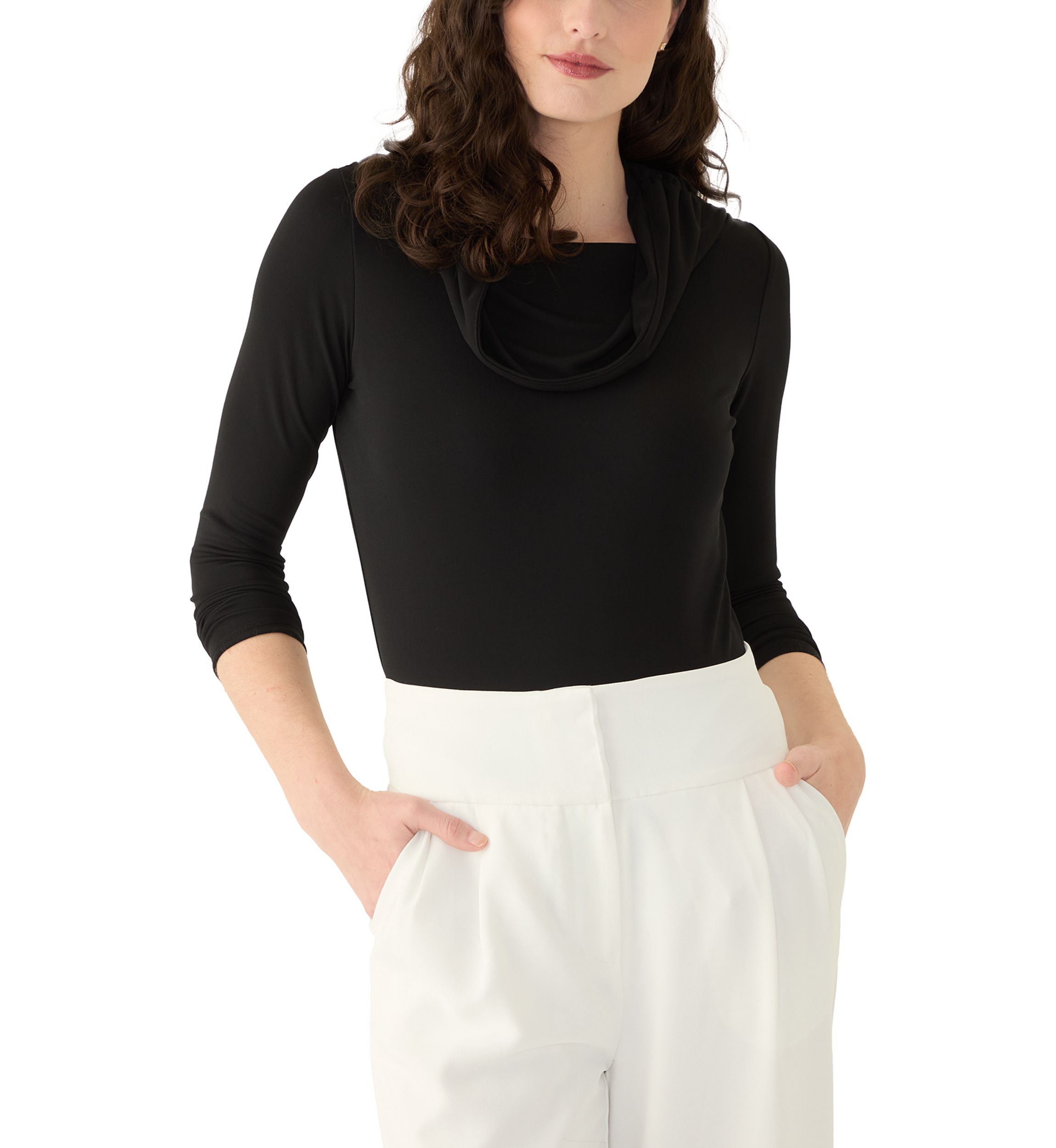 Womens Long Sleeve Off the Shoulder Top 
